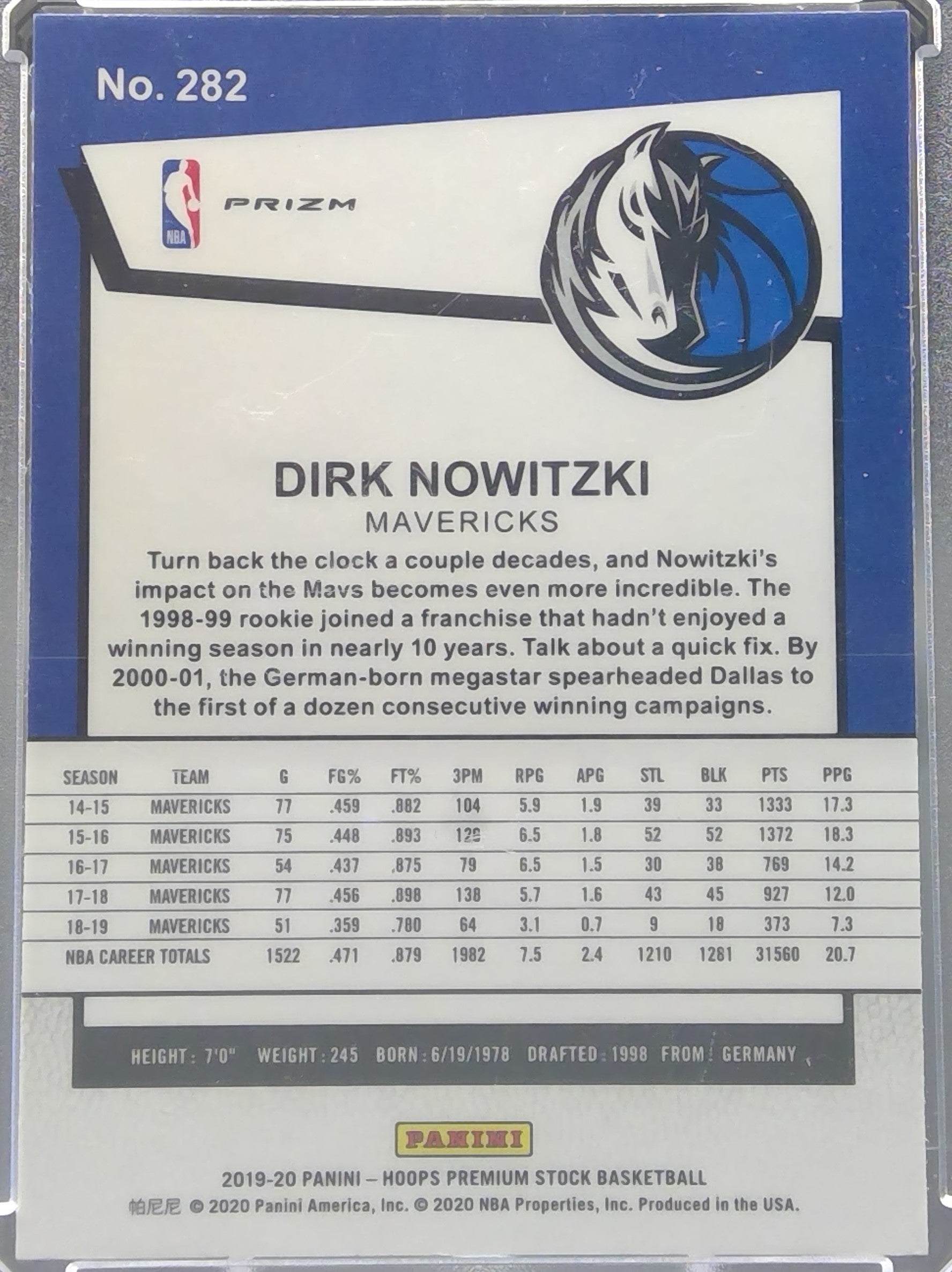 Dirk Nowitzki #282