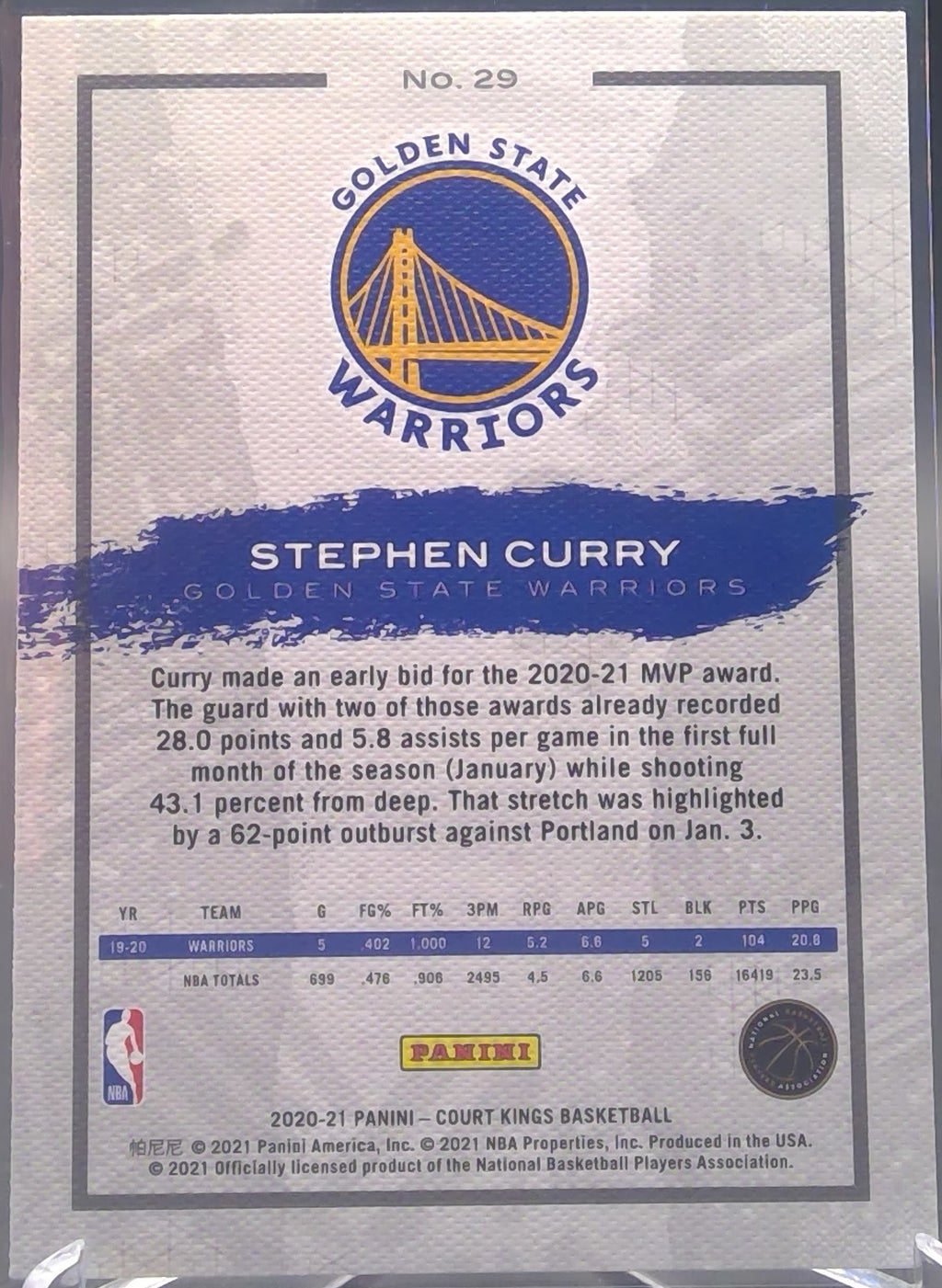 Stephen Curry #29