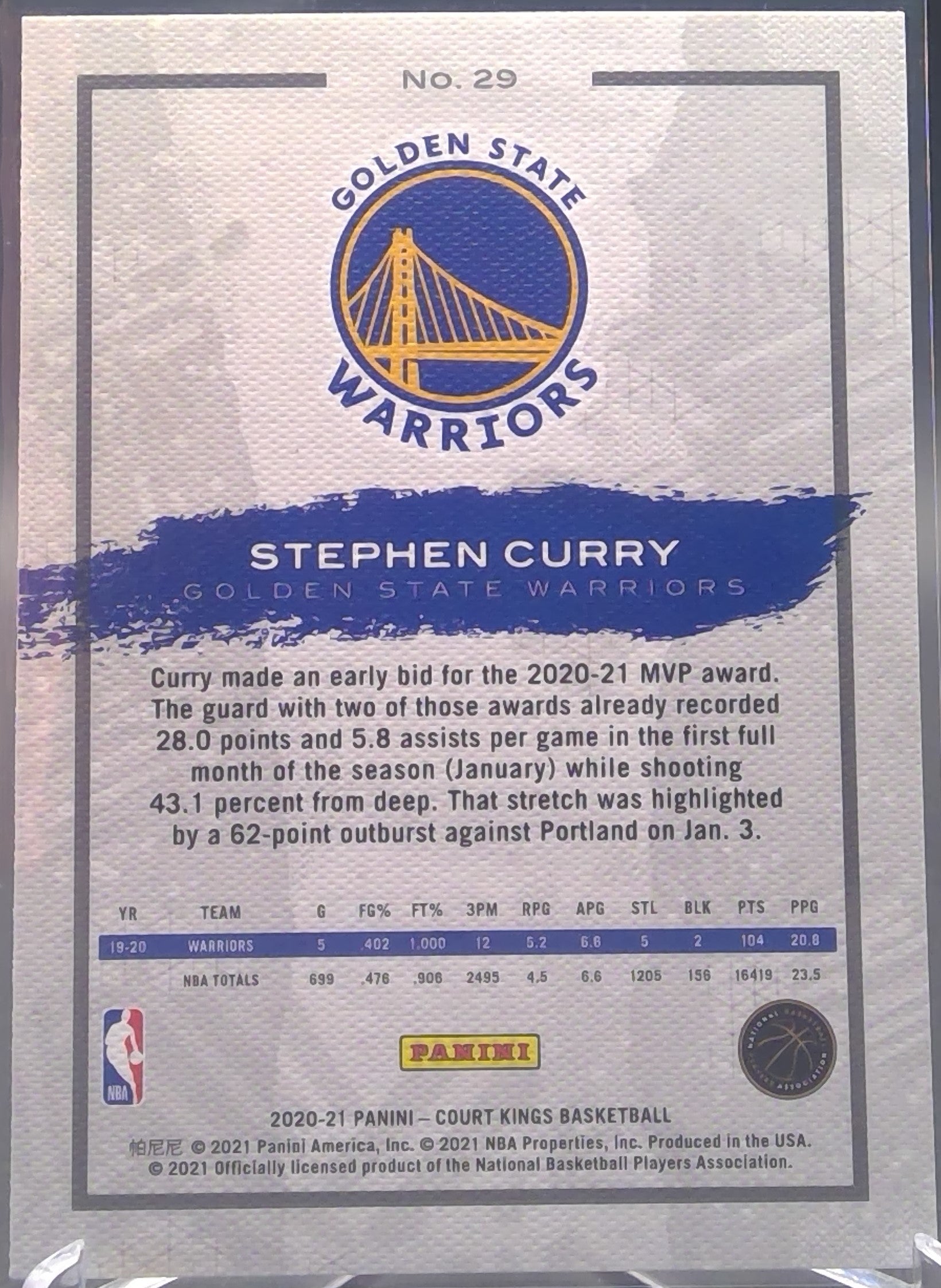 Stephen Curry #29