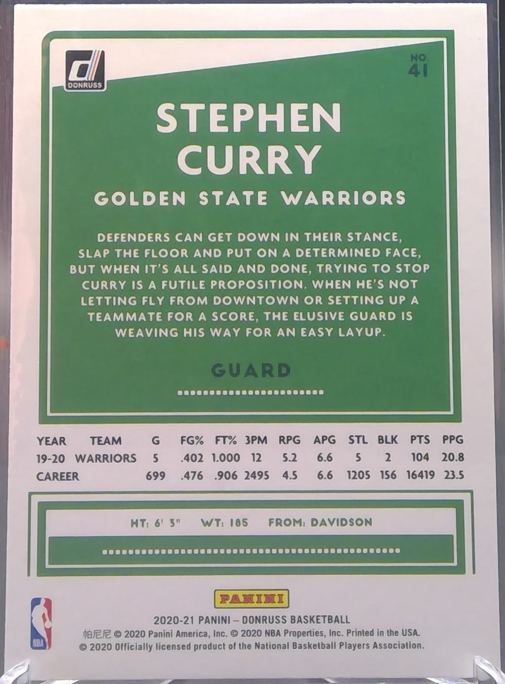 Stephen Curry #41