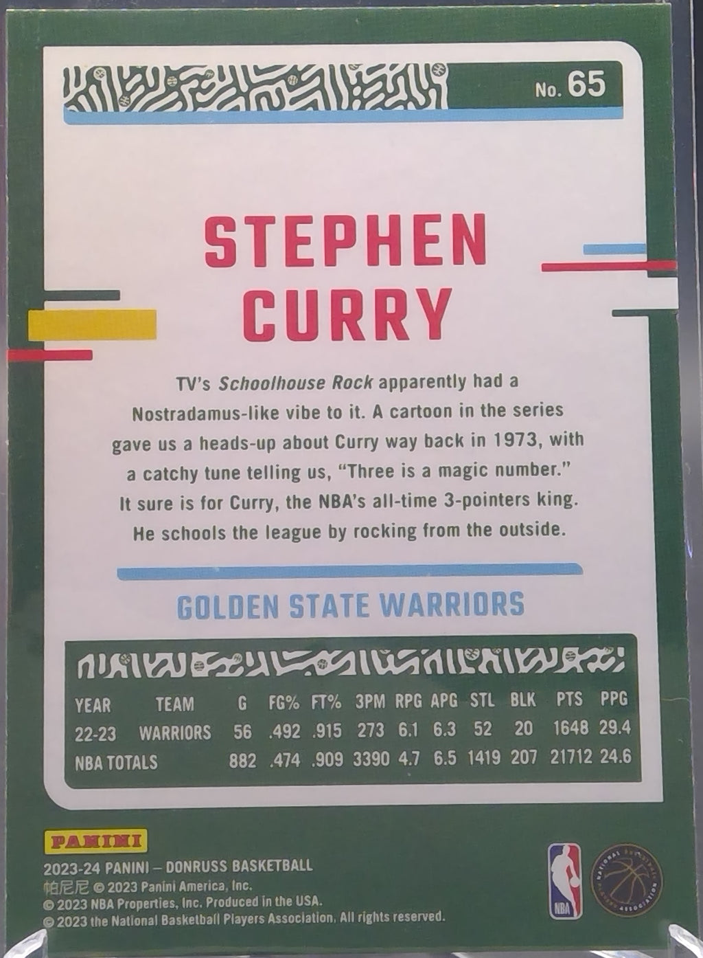 Stephen Curry #65