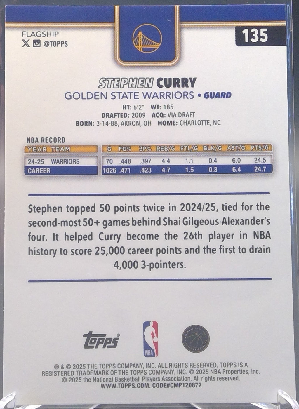 Stephen Curry #135