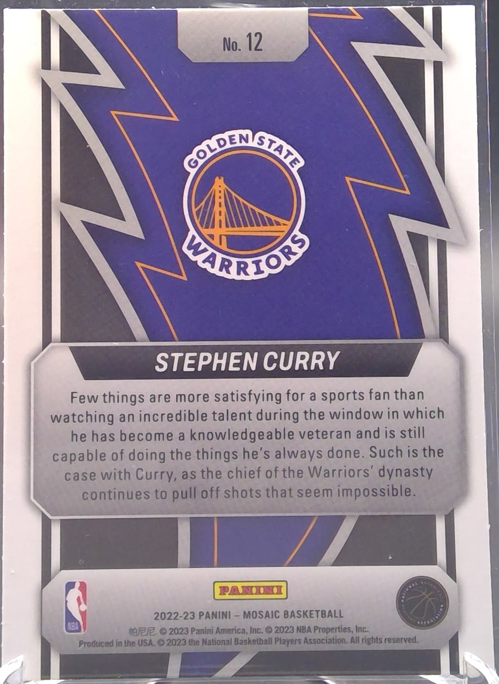 Stephen Curry #12