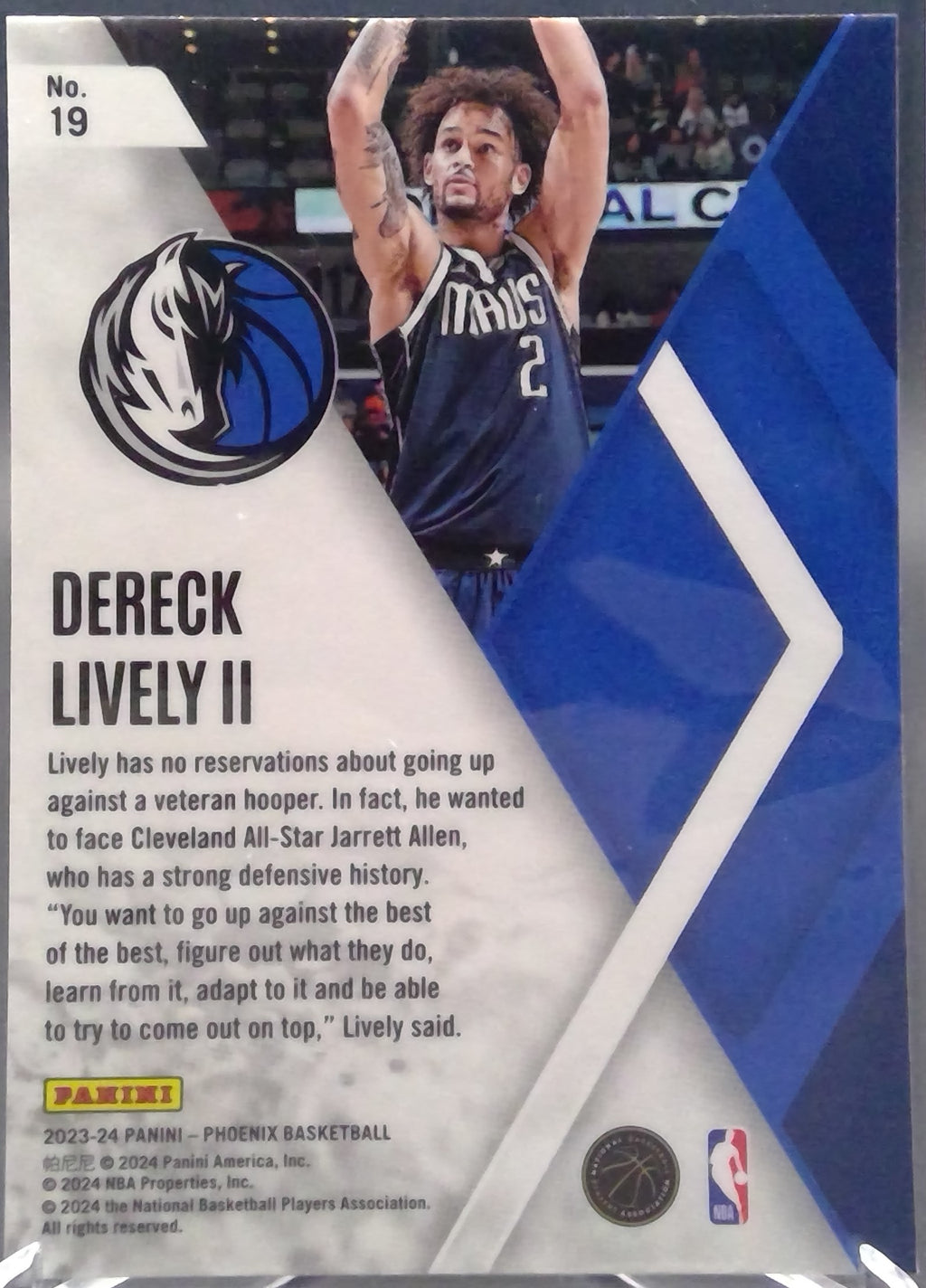 Dereck Lively II #19
