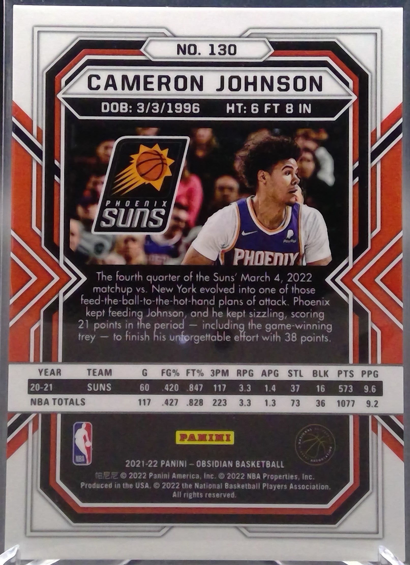 Cameron Johnson #130