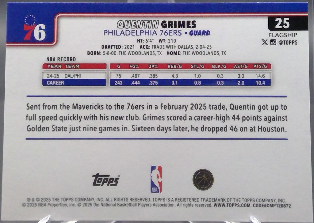 Quentin Grimes #25