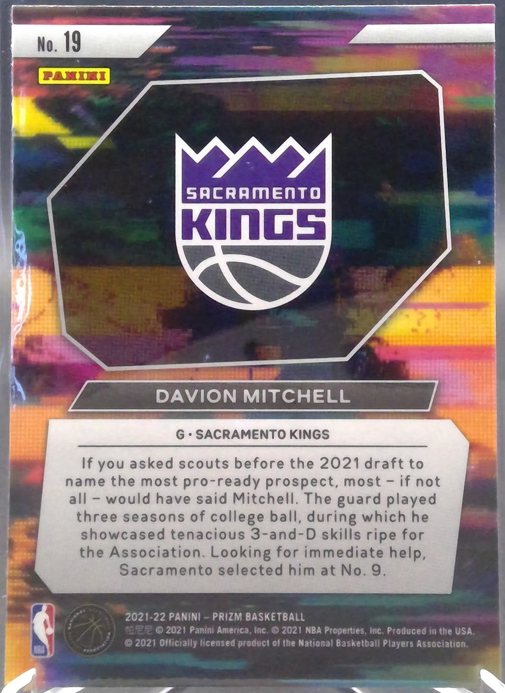 Davion Mitchell #19