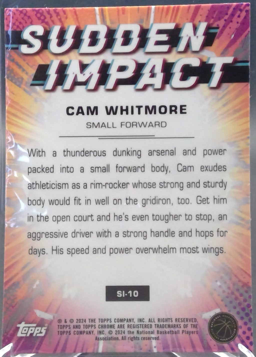 Cam Whitmore #SI-10