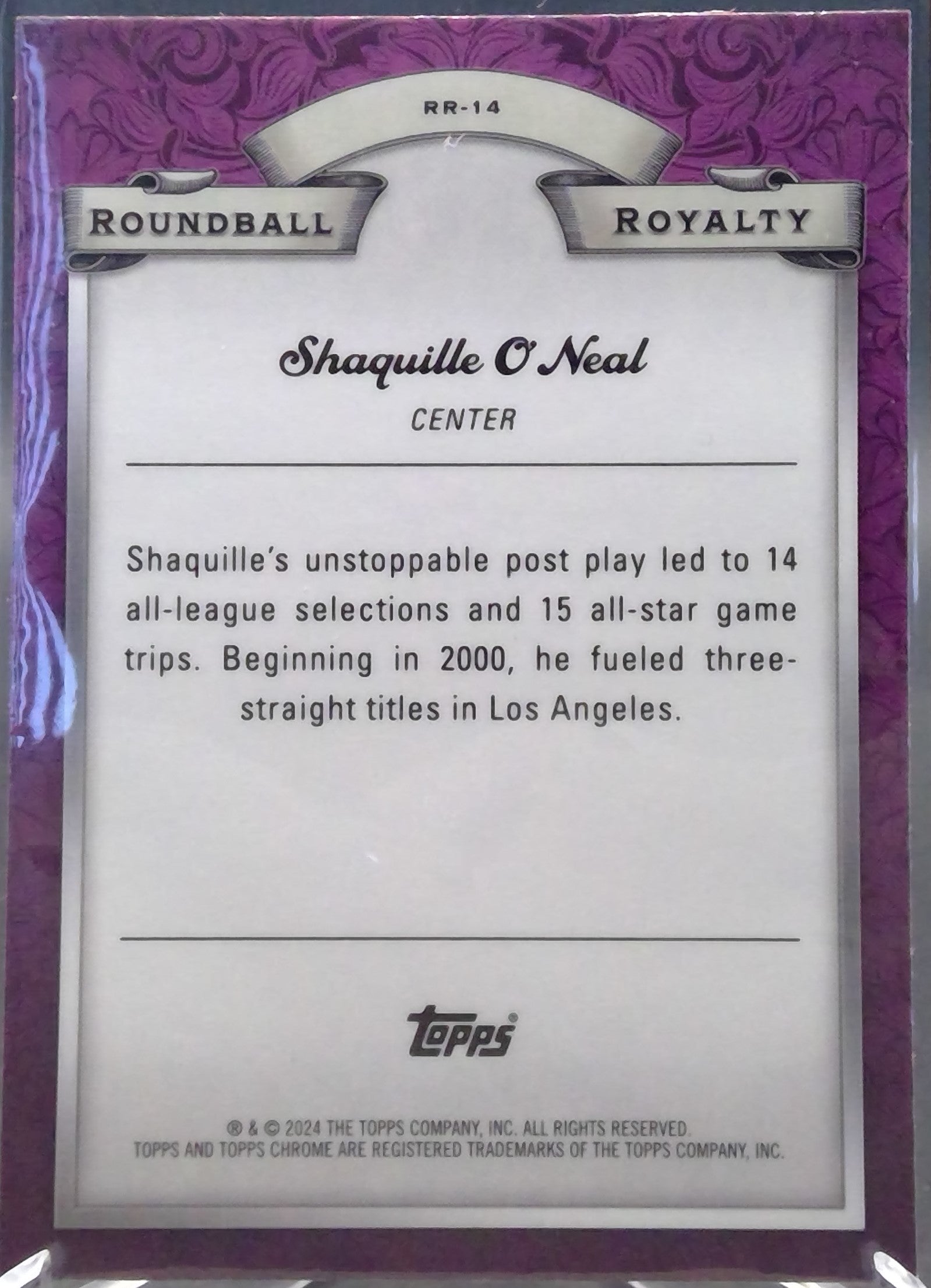 Shaquille O'Neal #RR-14