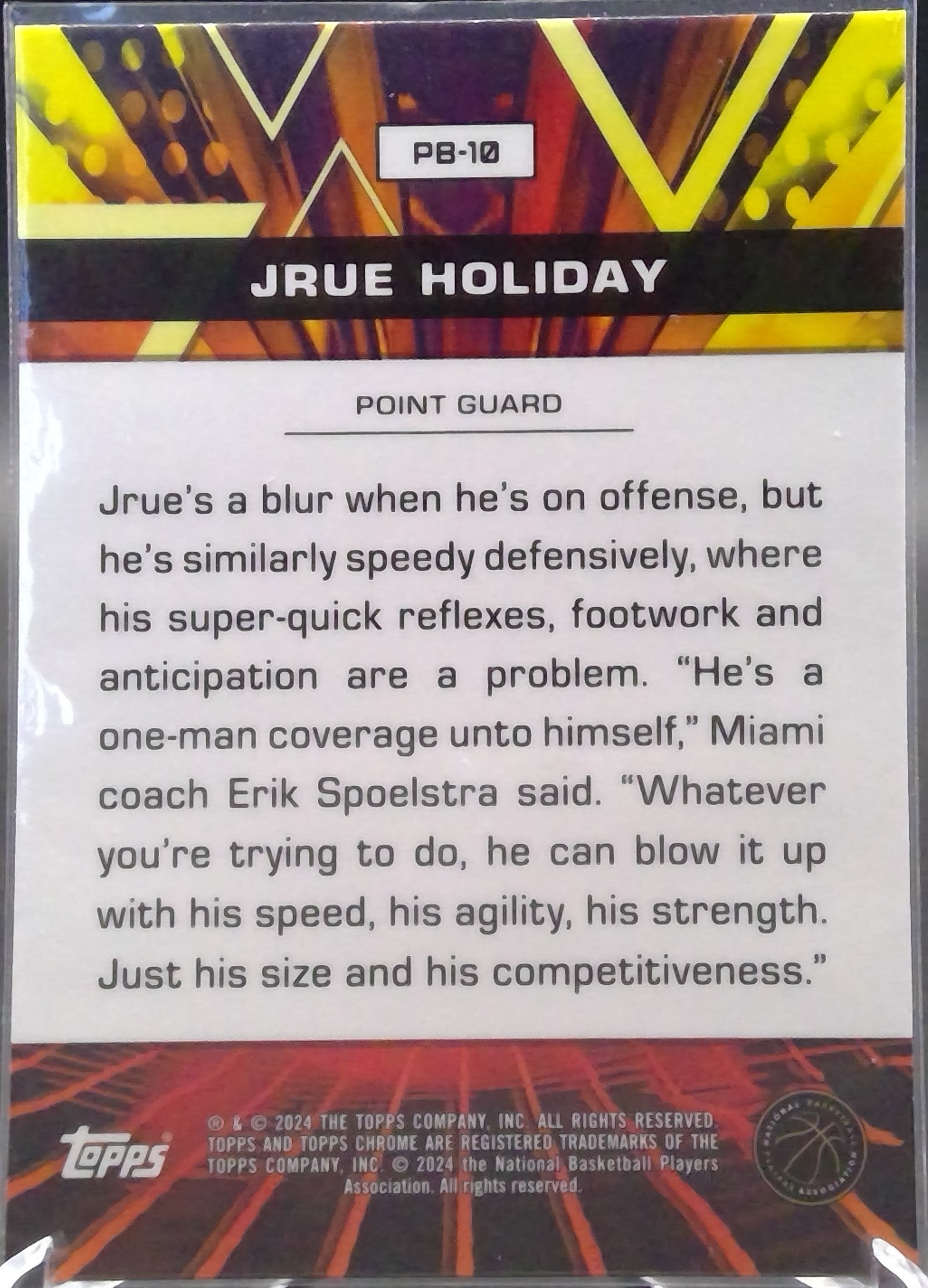 Jrue Holiday #PB-10