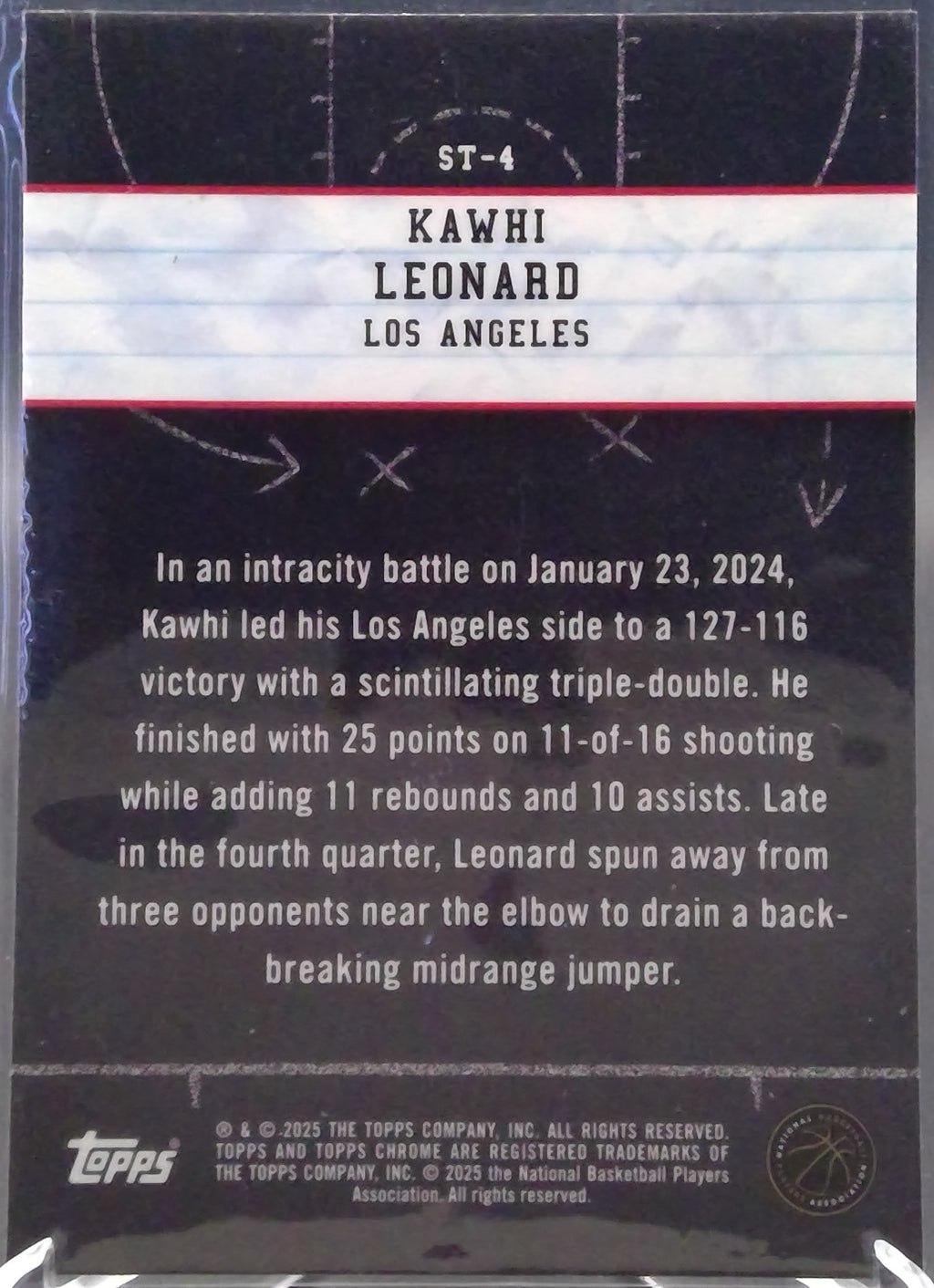 Kawhi Leonard #ST-4