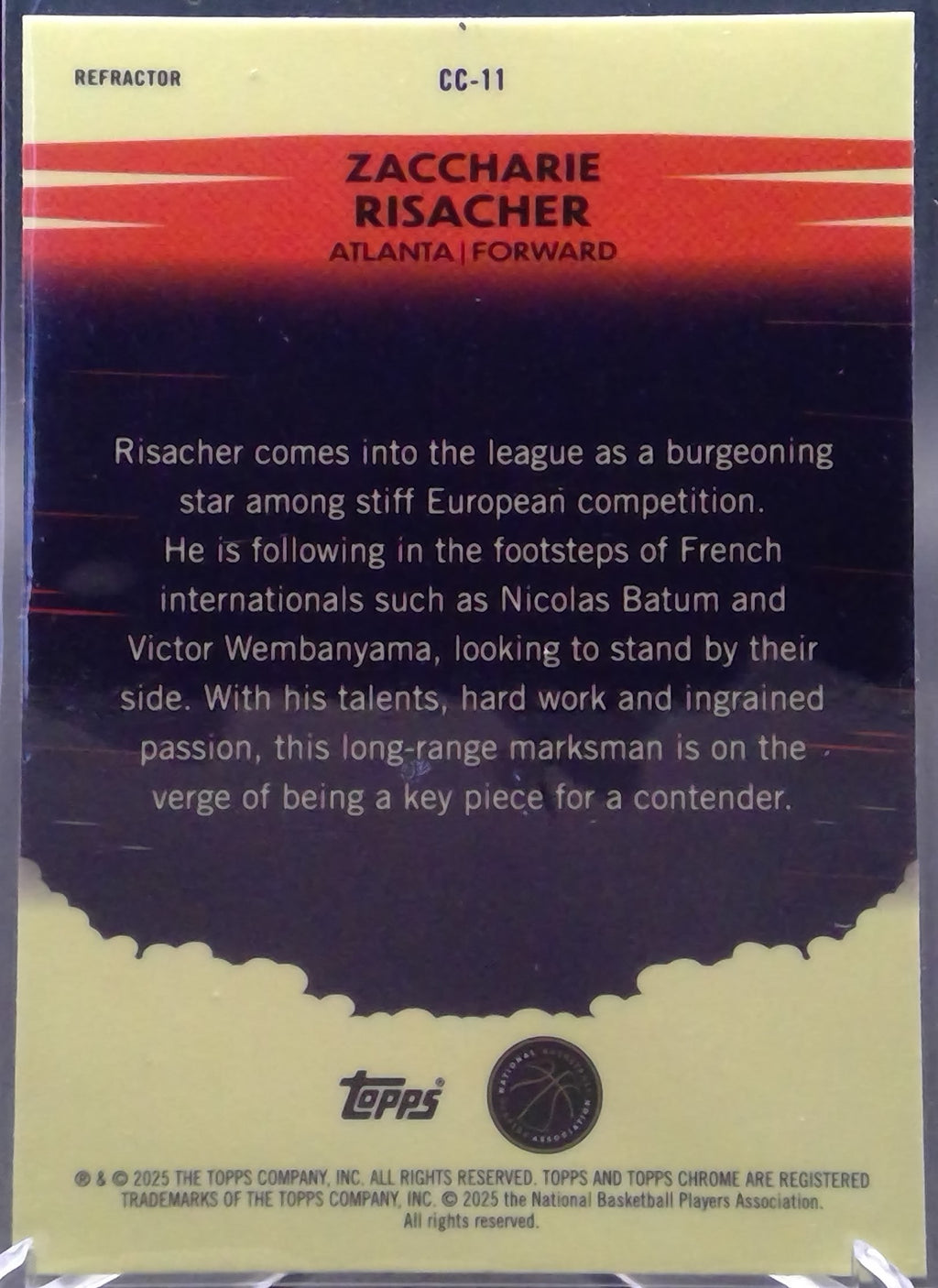 Zaccharie Risacher #CC-11