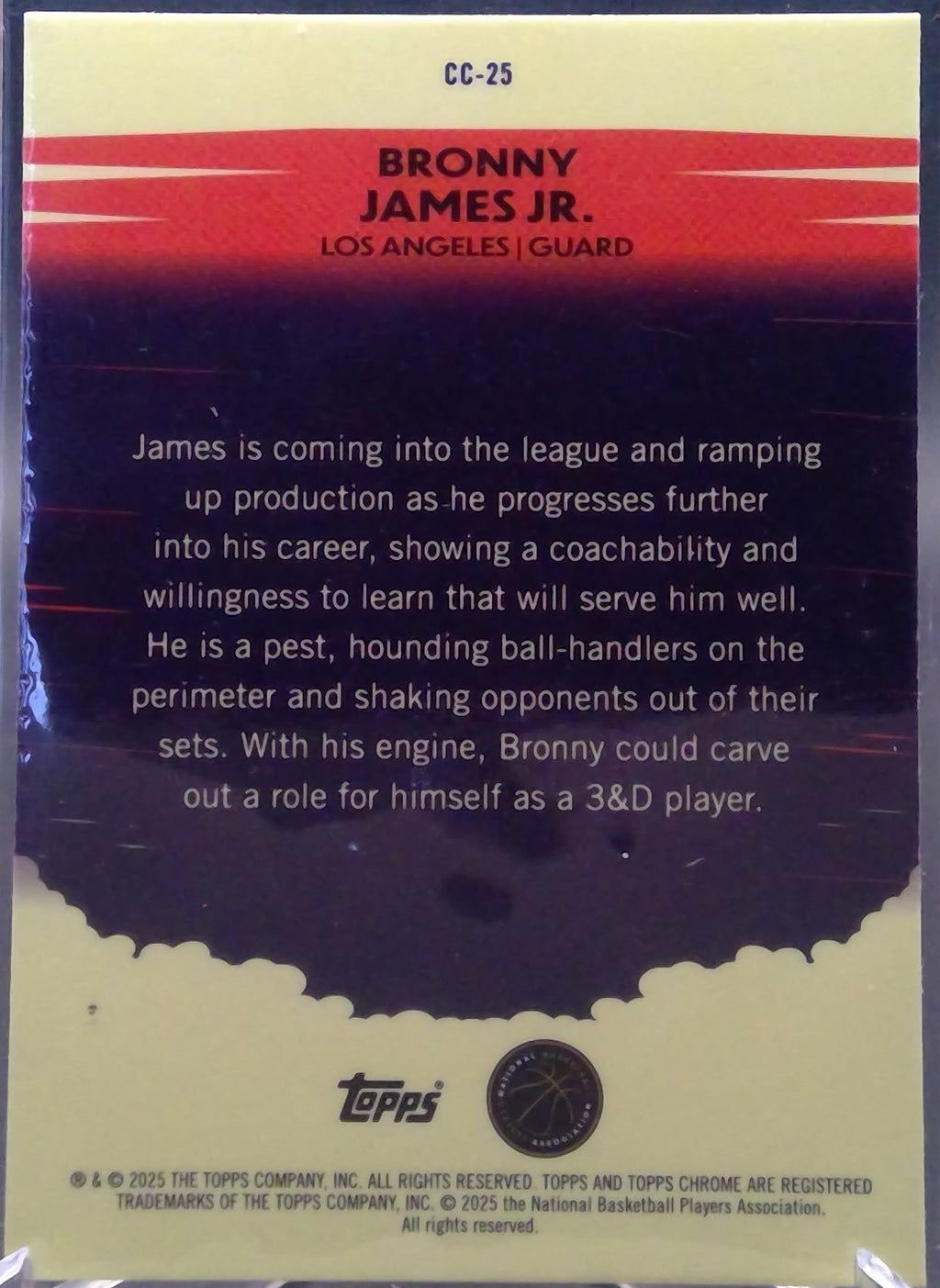 Bronny James Jr. #CC-25