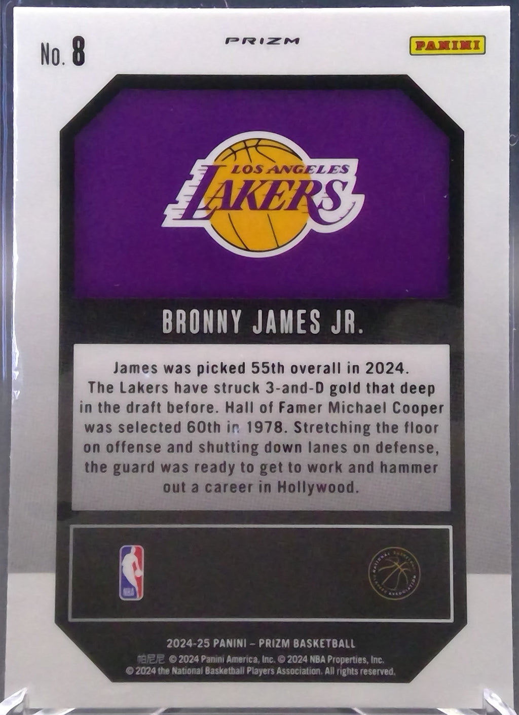 Bronny James Jr. #8