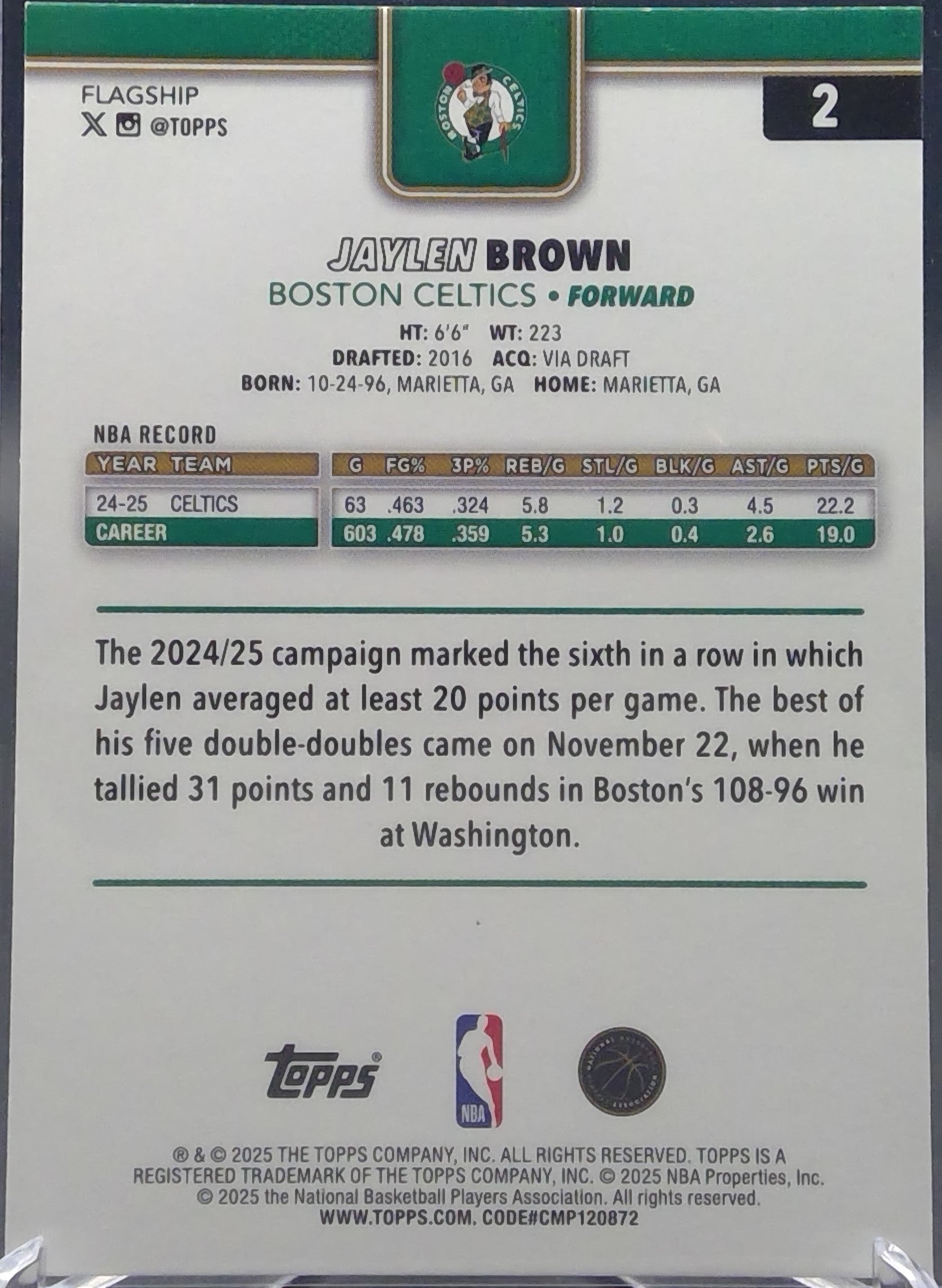 Jaylen Brown #2
