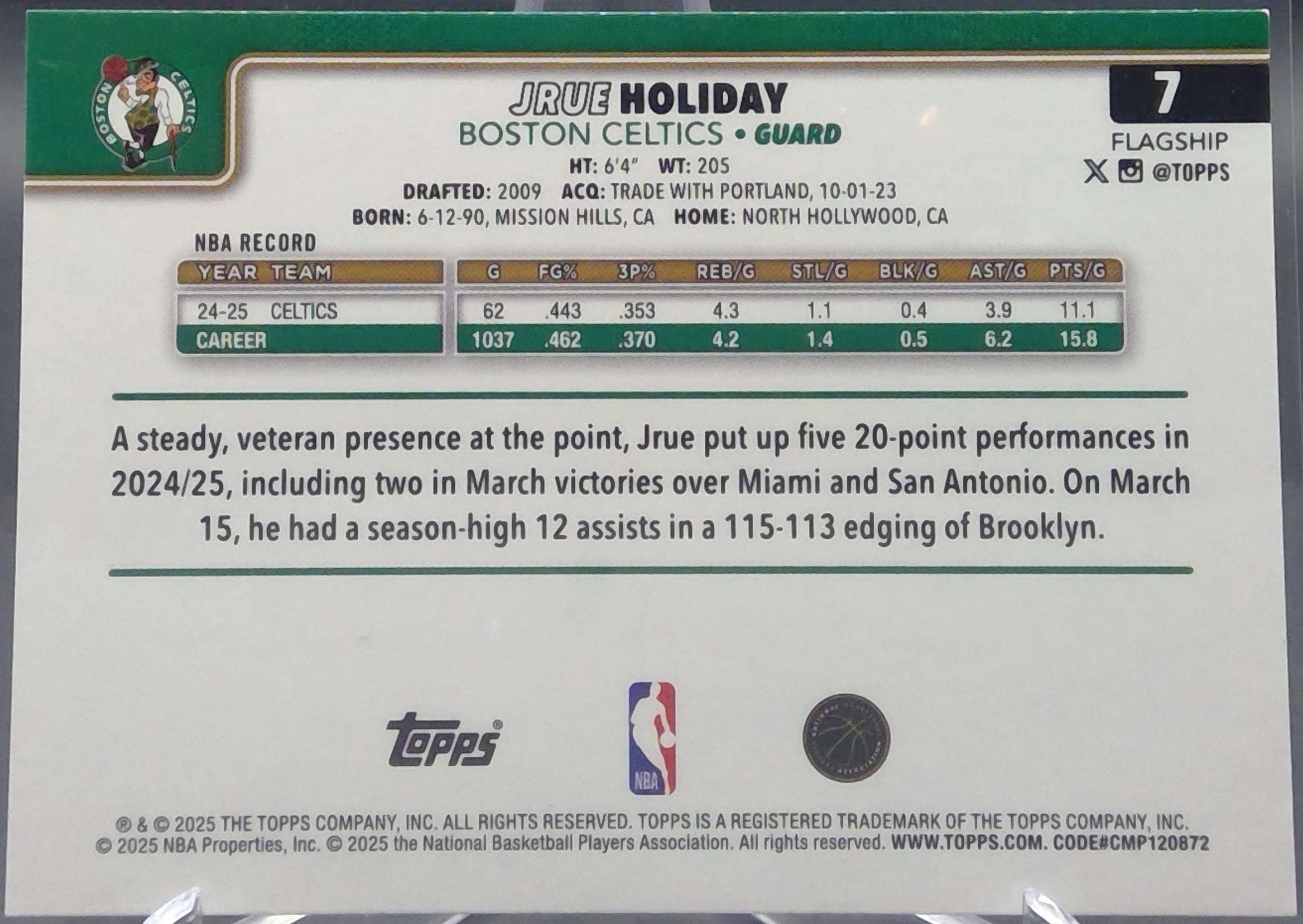 Jrue Holiday #7