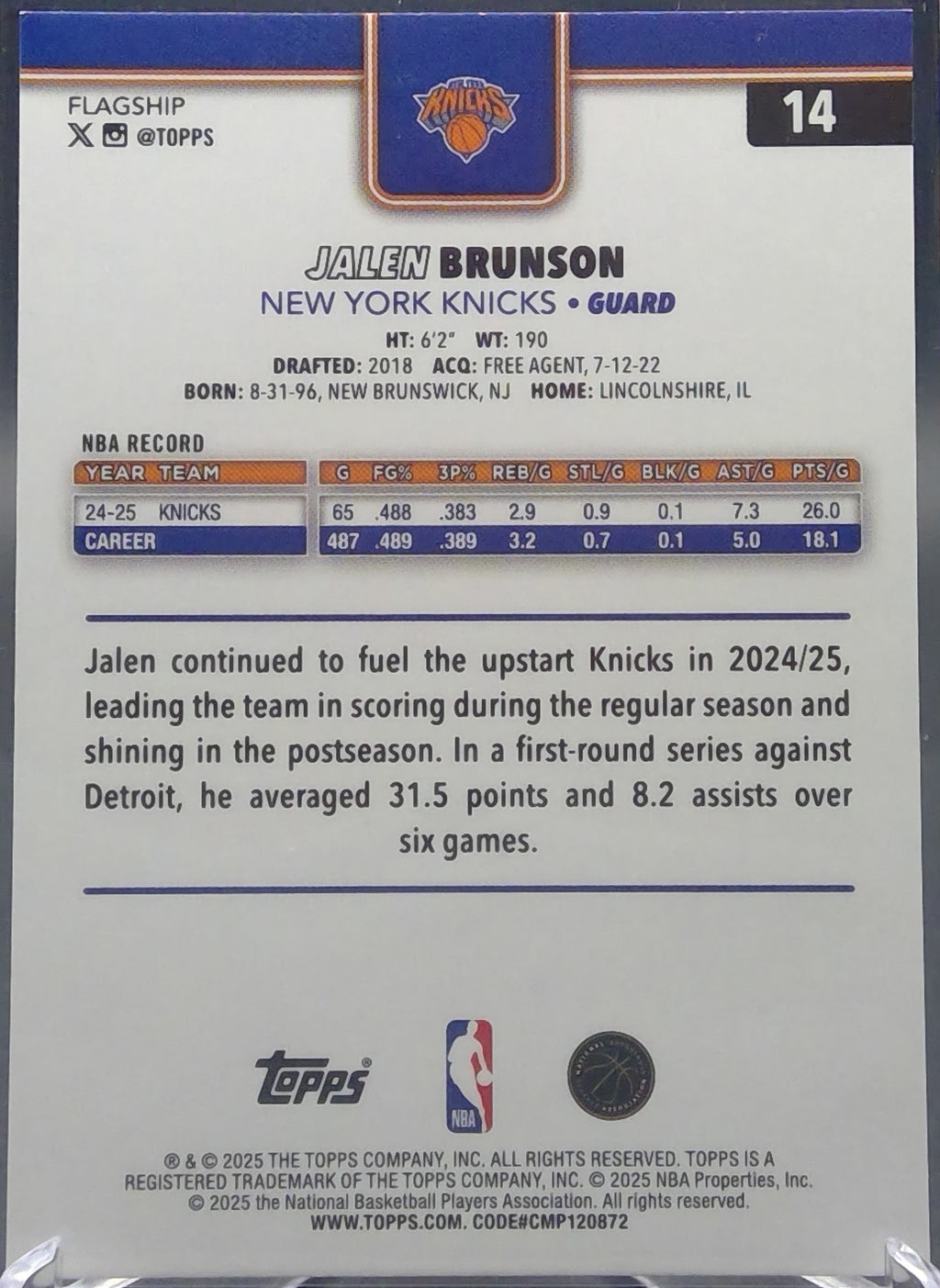 Jalen Brunson #14