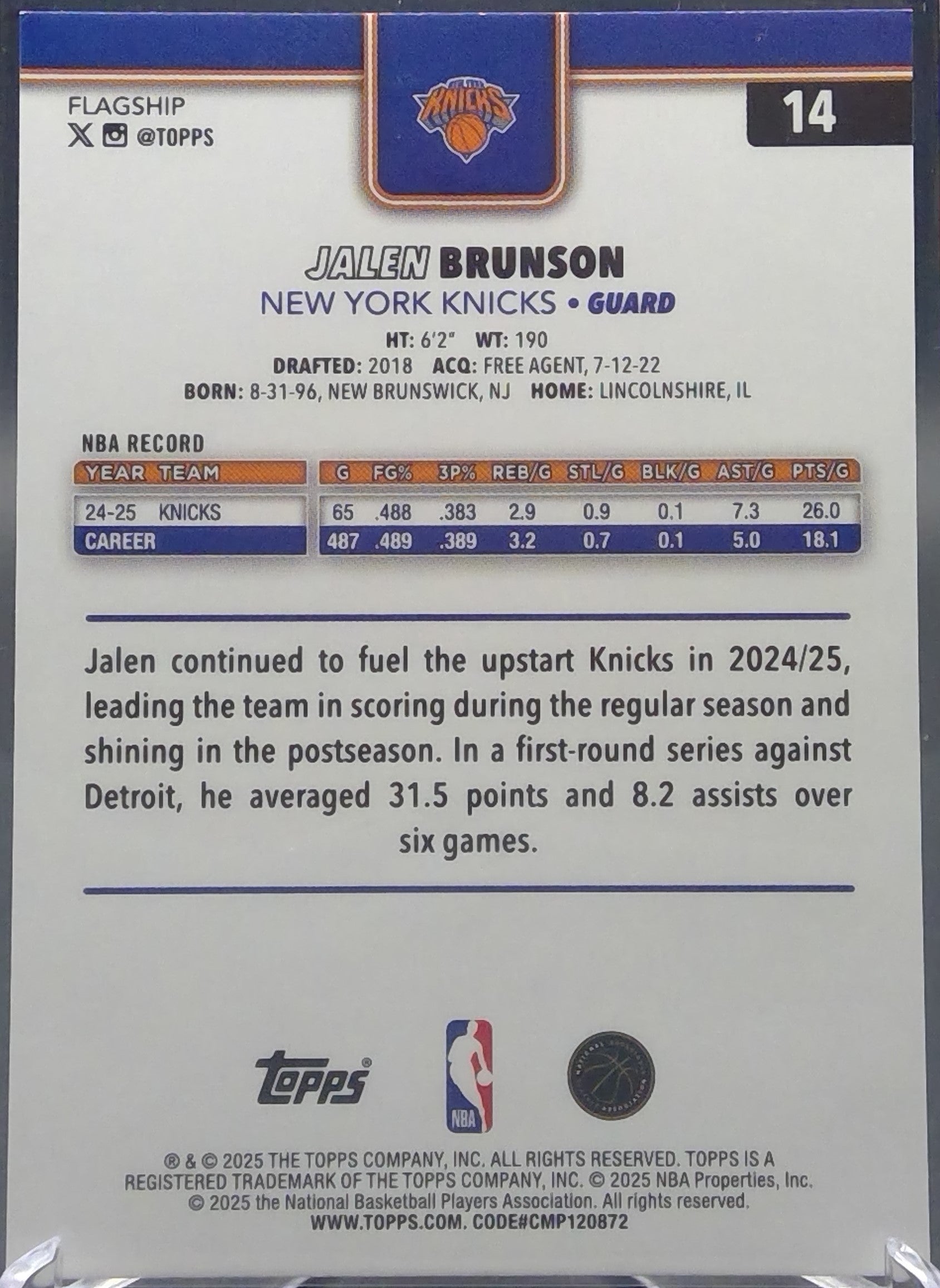 Jalen Brunson #14