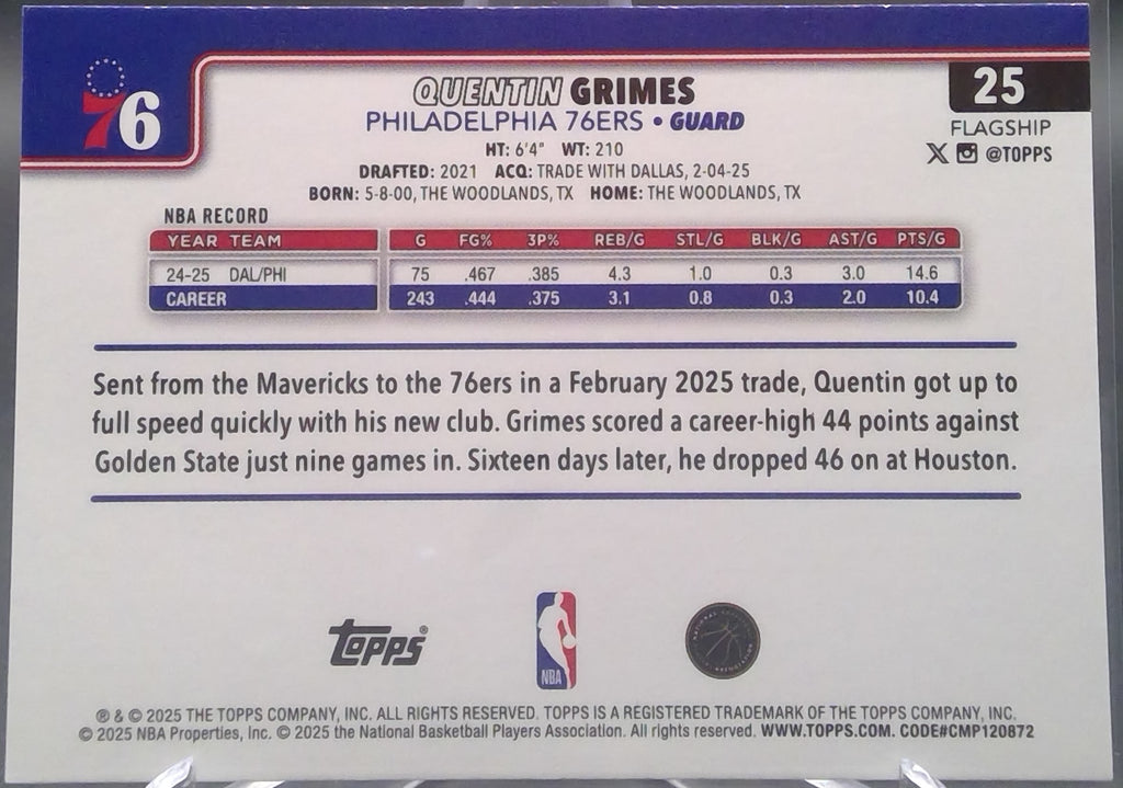 Quentin Grimes #25