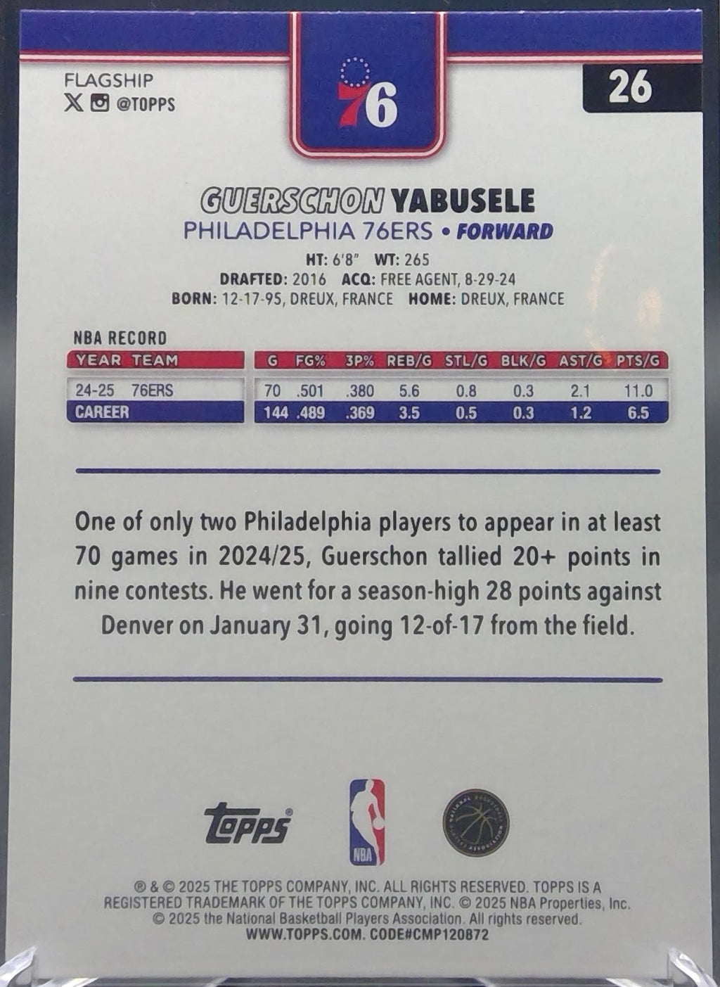 Guerschon Yabusele #26