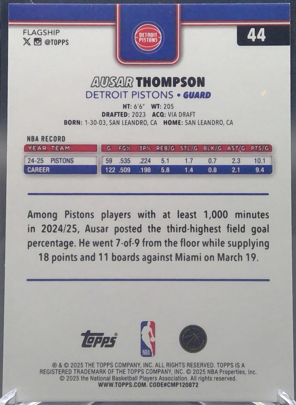 Ausar Thompson #44