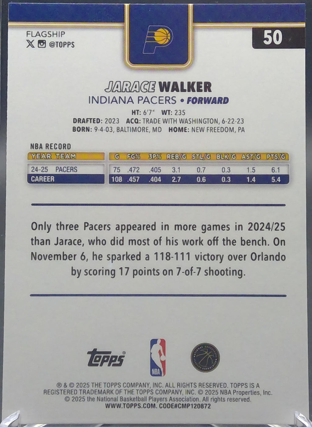 Jarace Walker #50