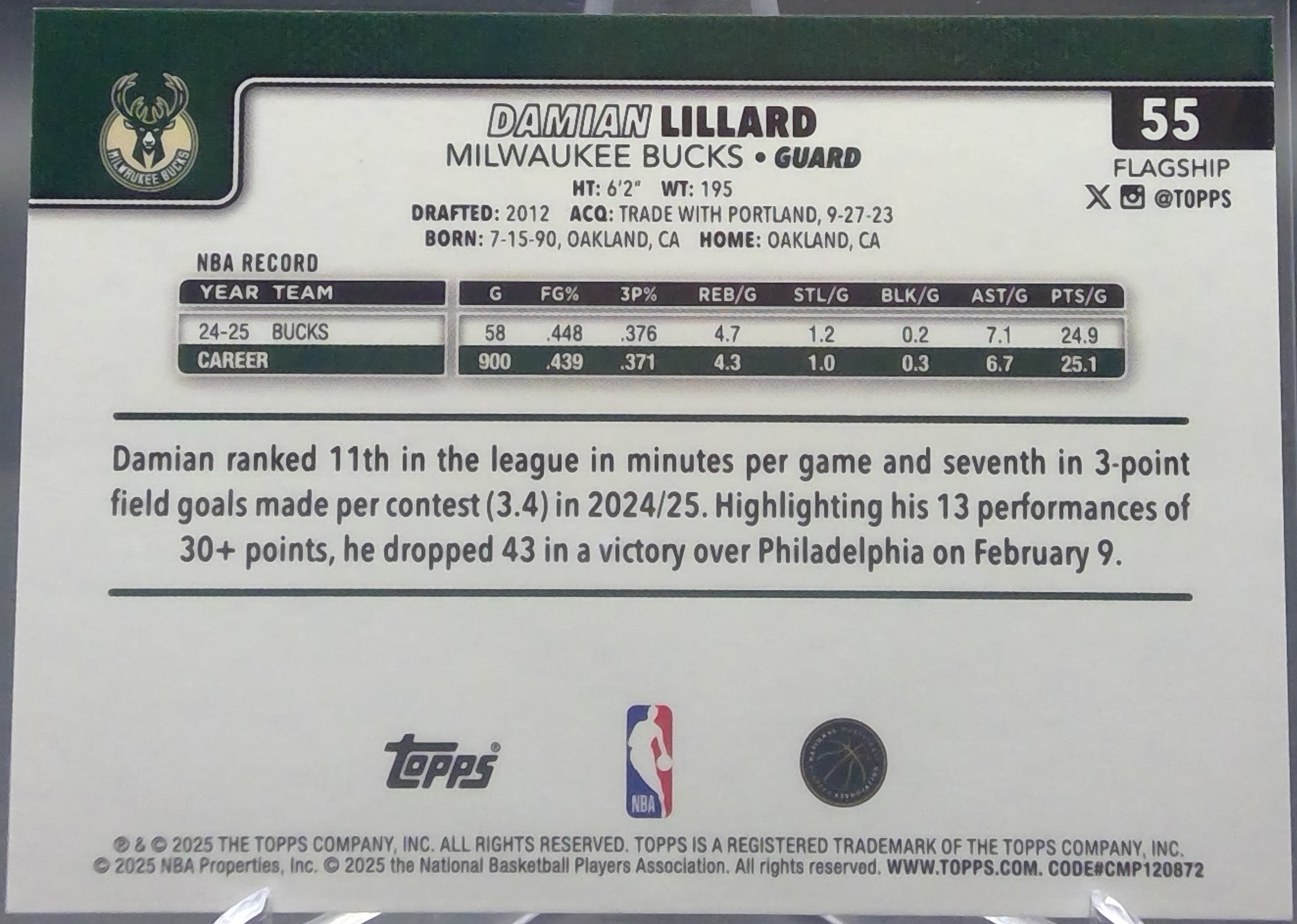 Damian Lillard #55