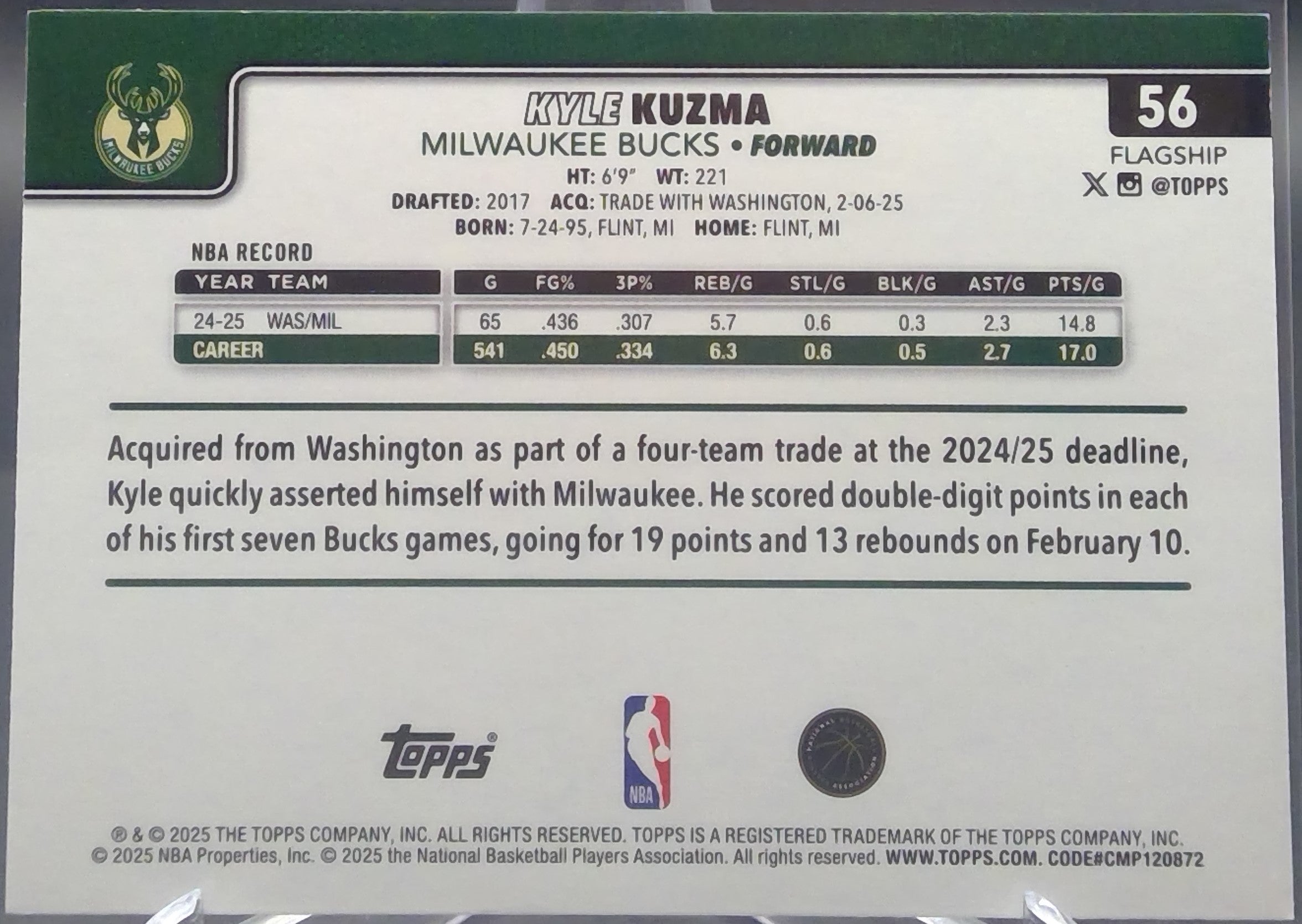 Kyle Kuzma #56