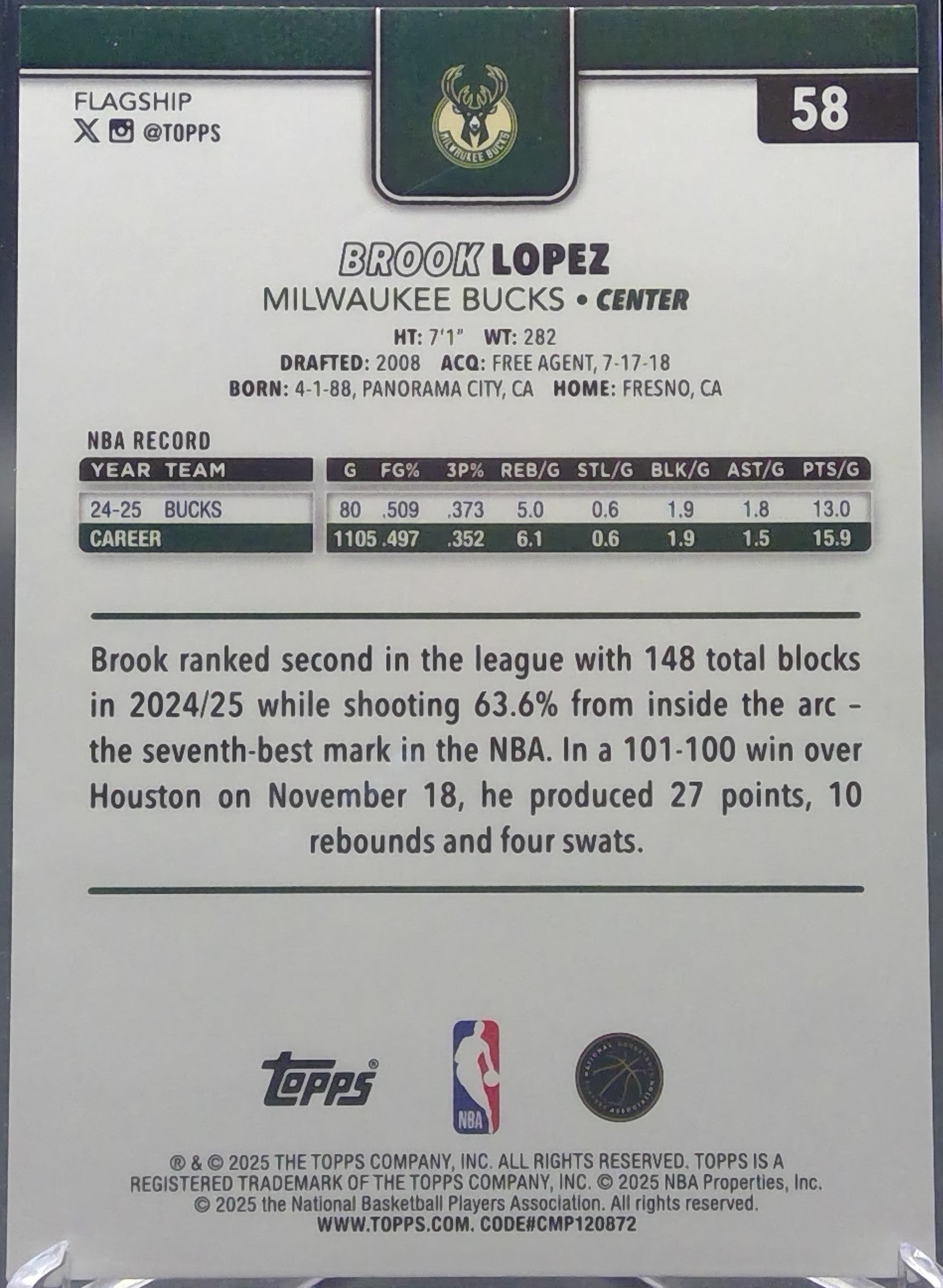 Brook Lopez #58