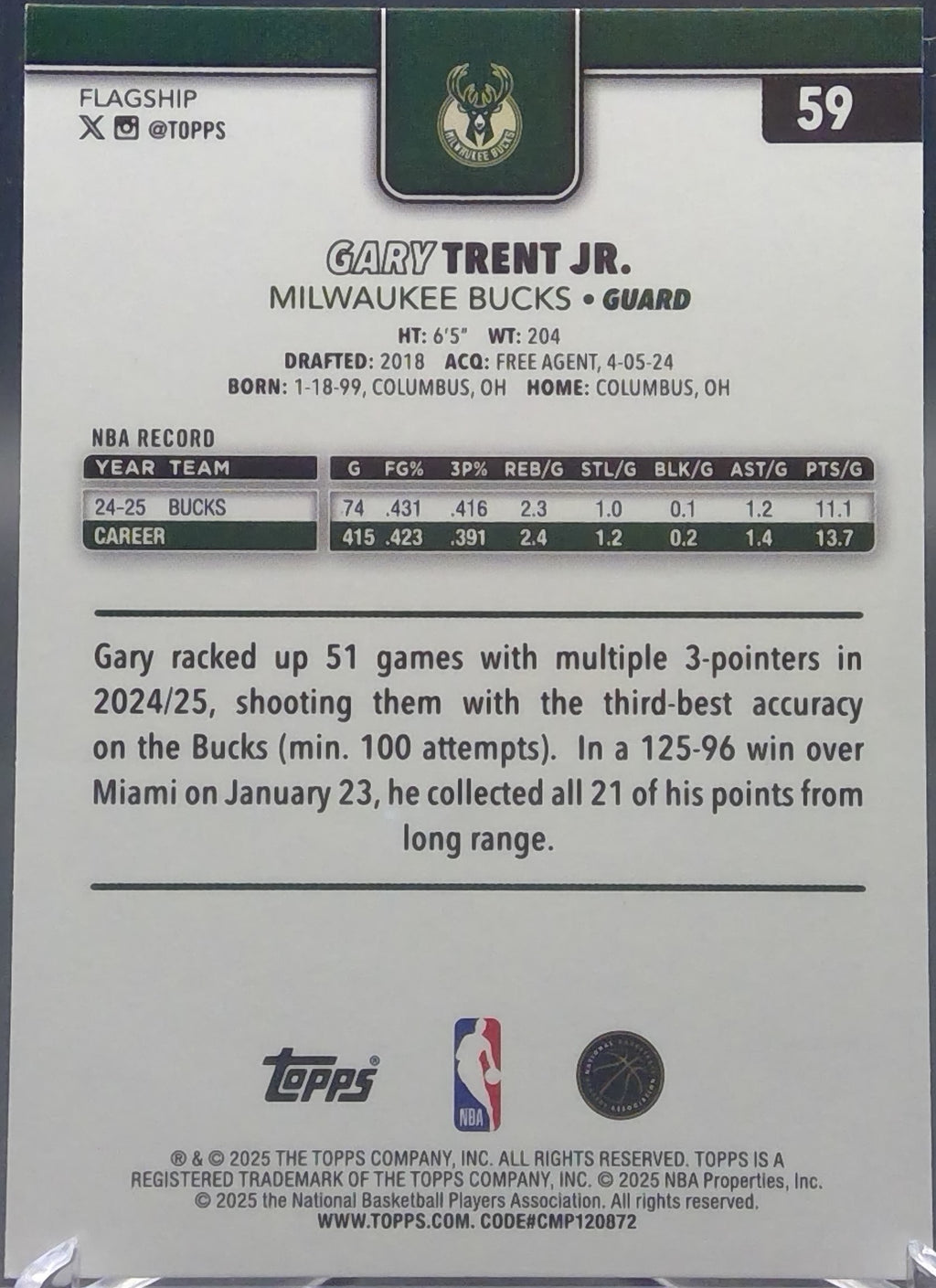Gary Trent Jr. #59