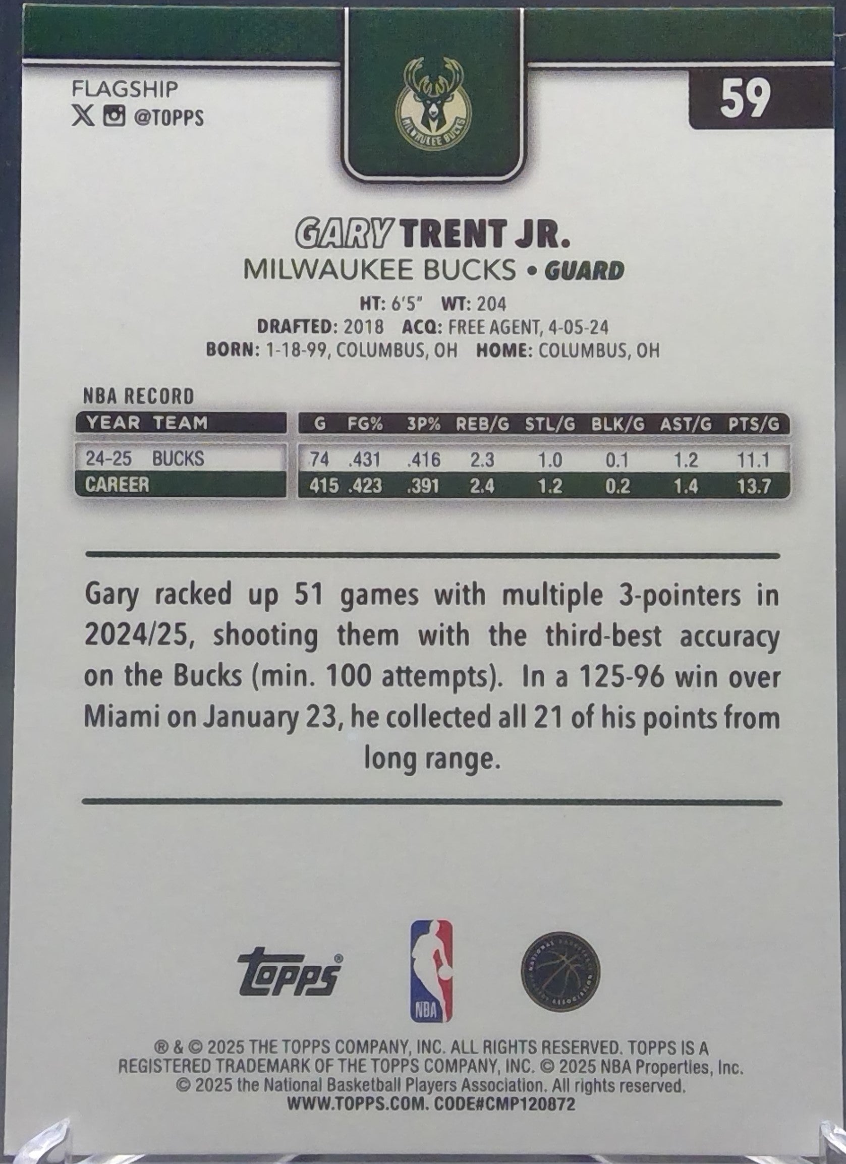 Gary Trent Jr. #59