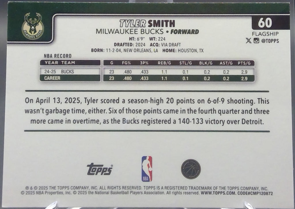 Tyler Smith #60