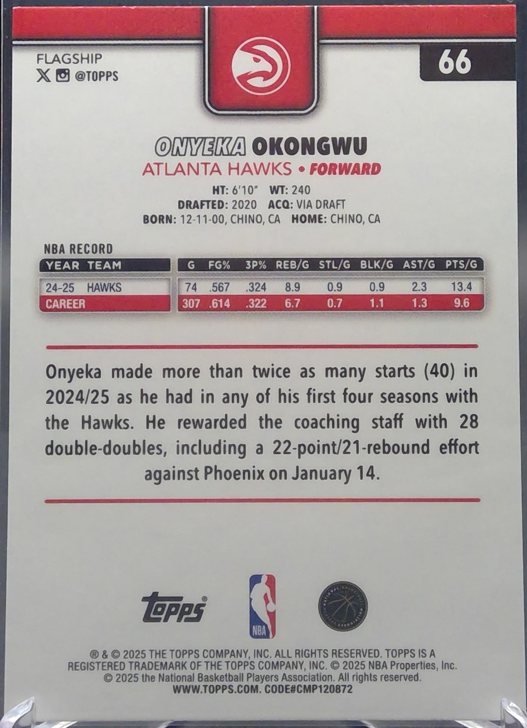 Onyeka Okongwu #66