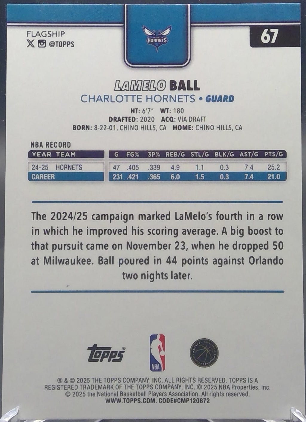 LaMelo Ball #67