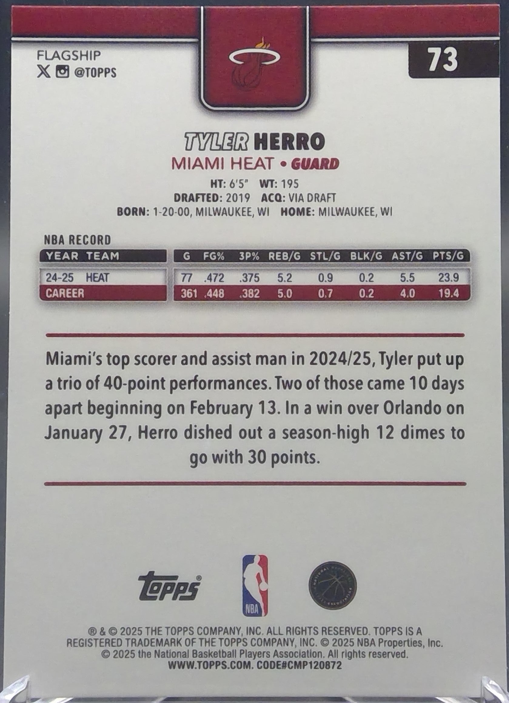Tyler Herro #73