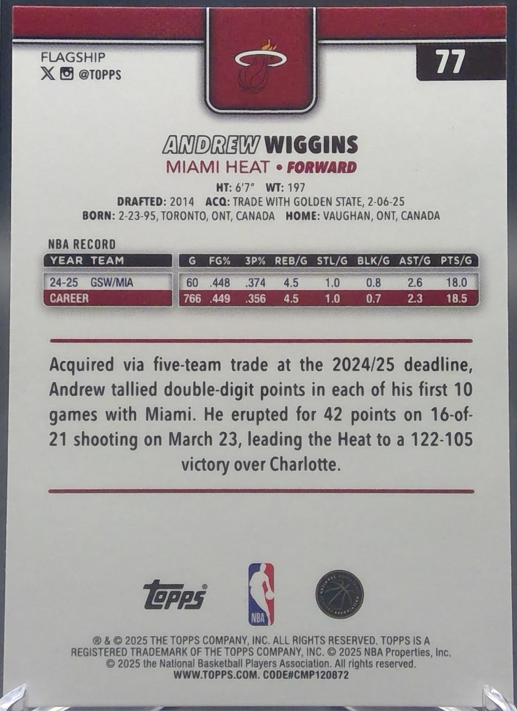 Andrew Wiggins #77