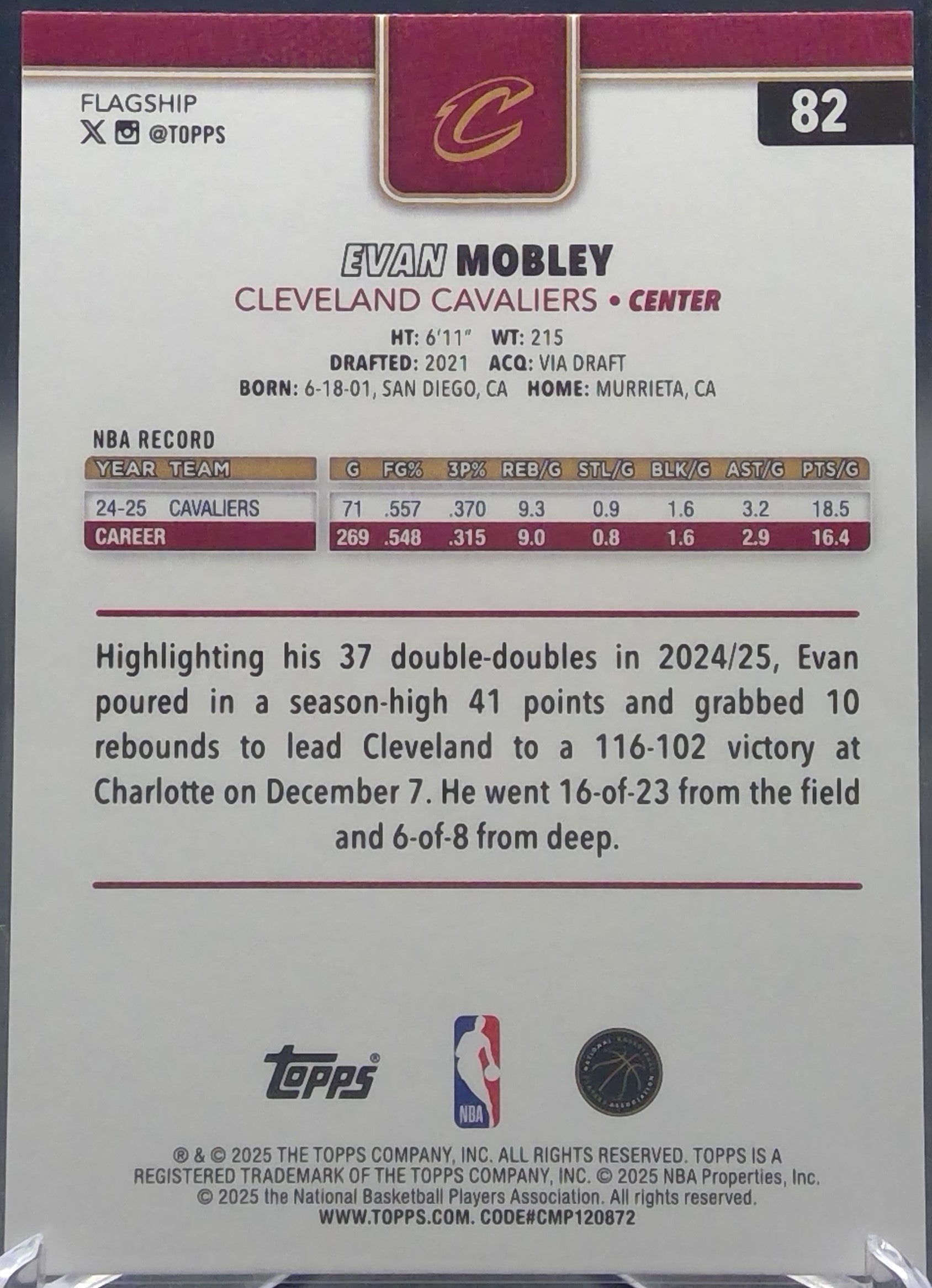 Evan Mobley #82