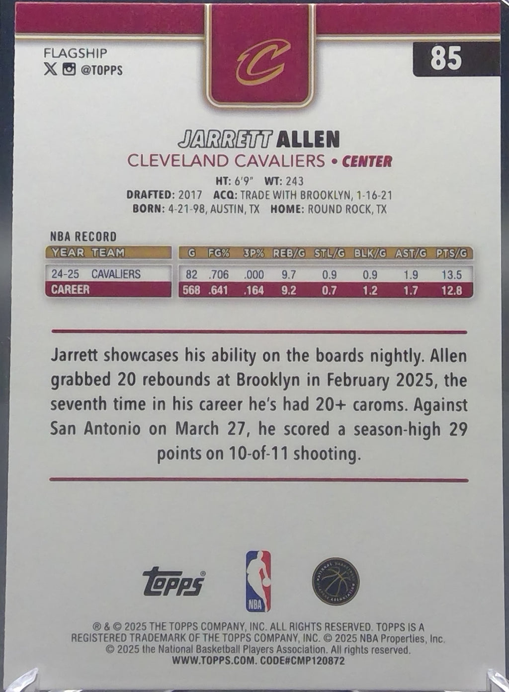 Jarrett Allen #85