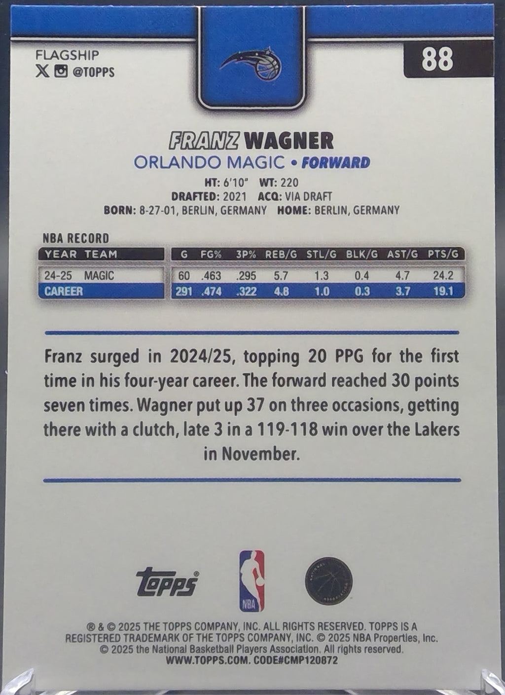 Franz Wagner #88