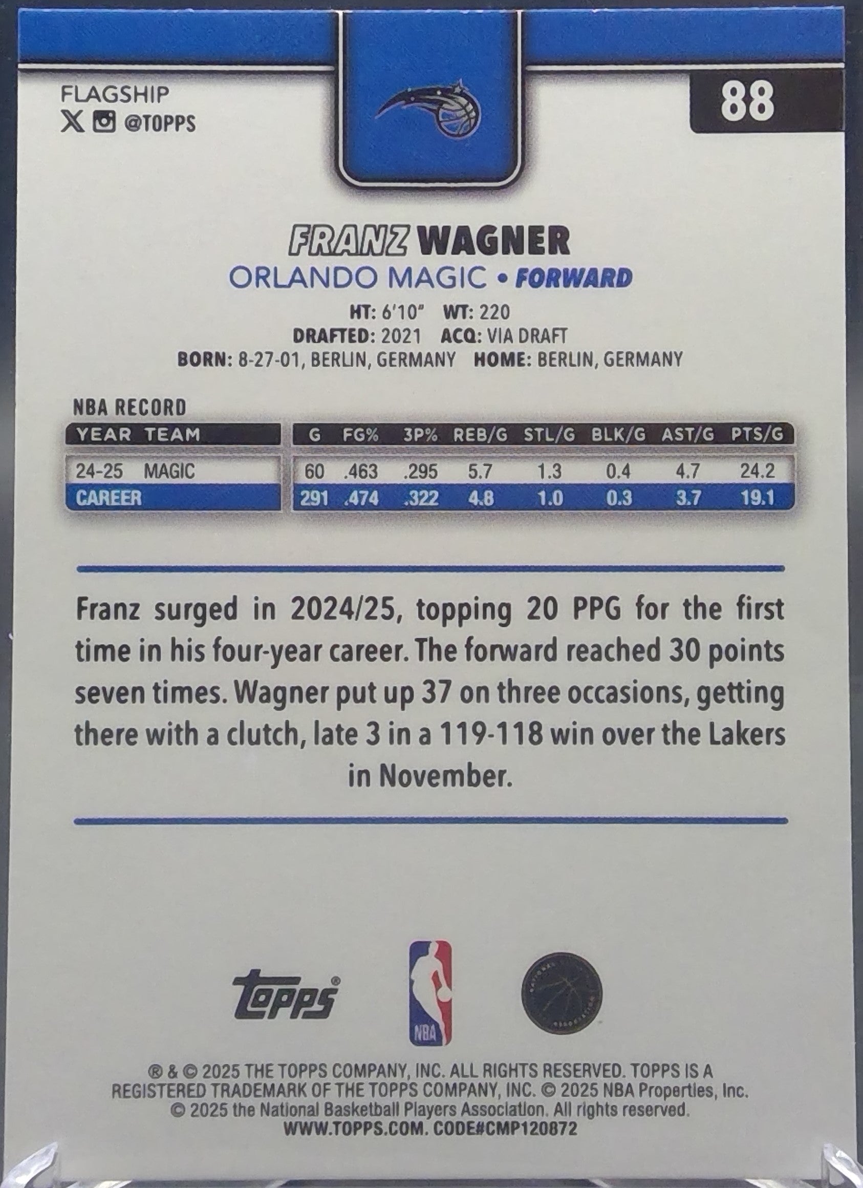 Franz Wagner #88