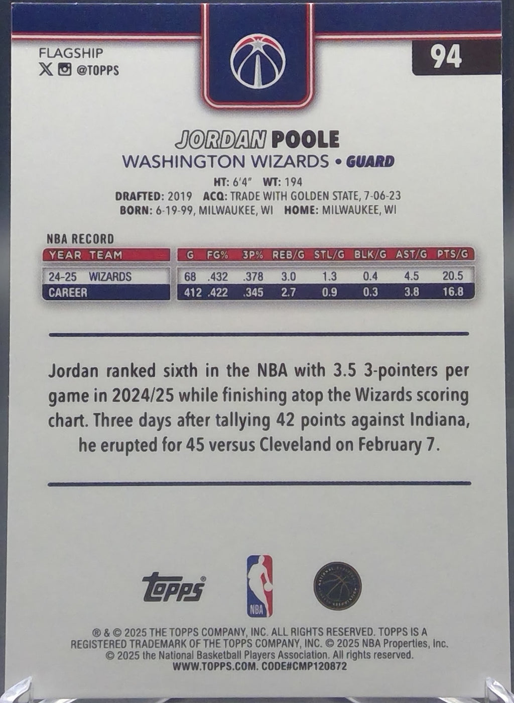 Jordan Poole #94