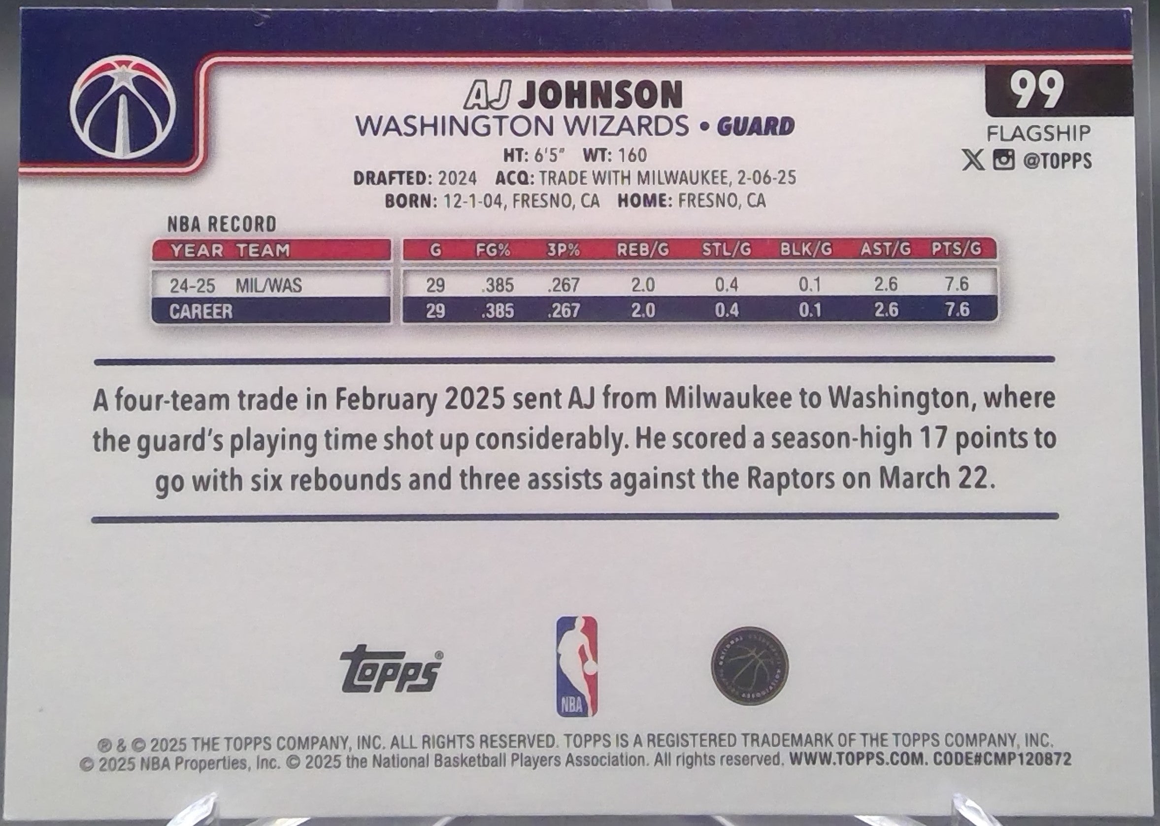 AJ Johnson #99