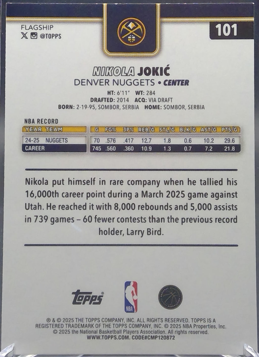 Nikola Jokic #101