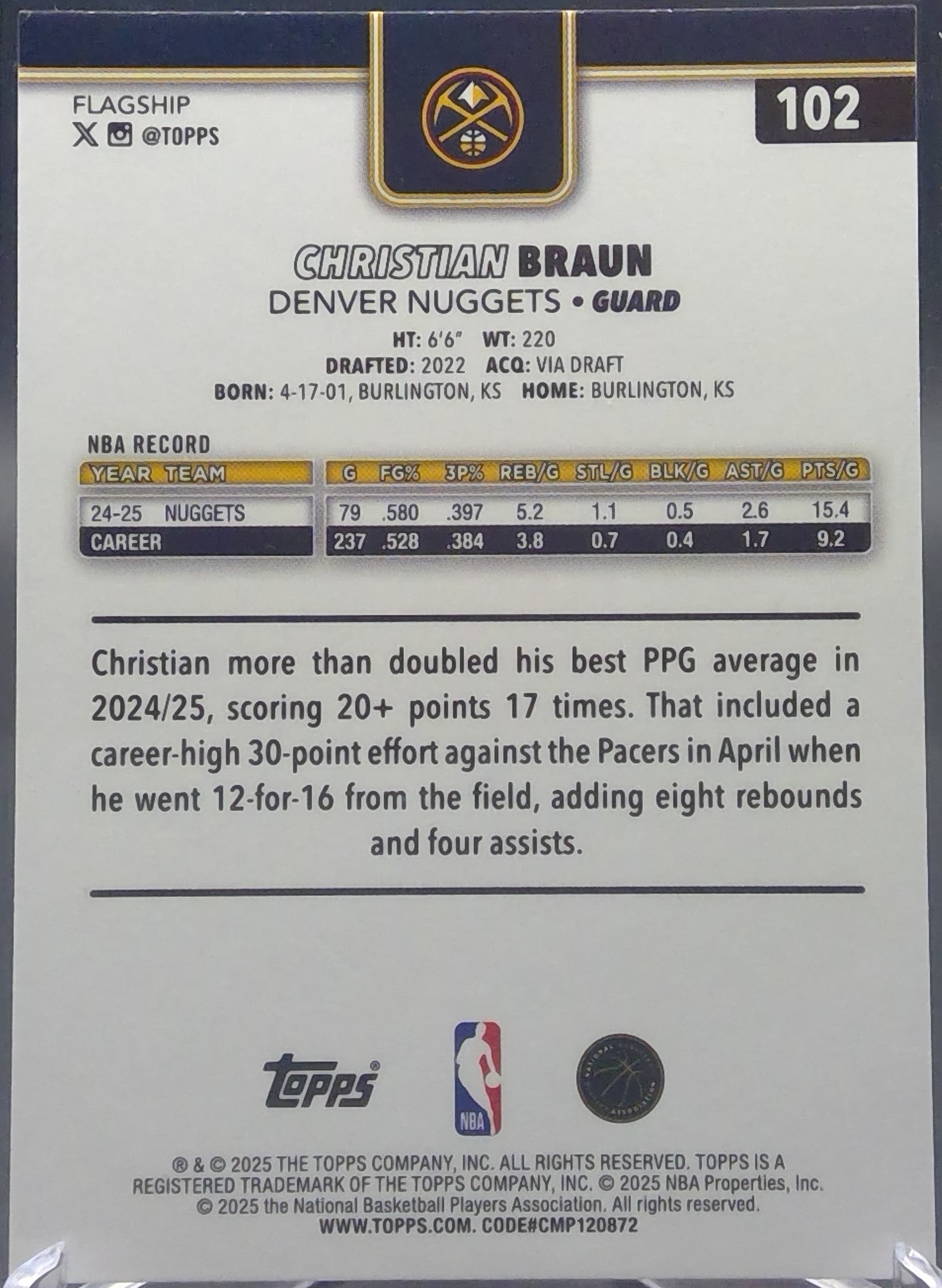 Christian Braun #102