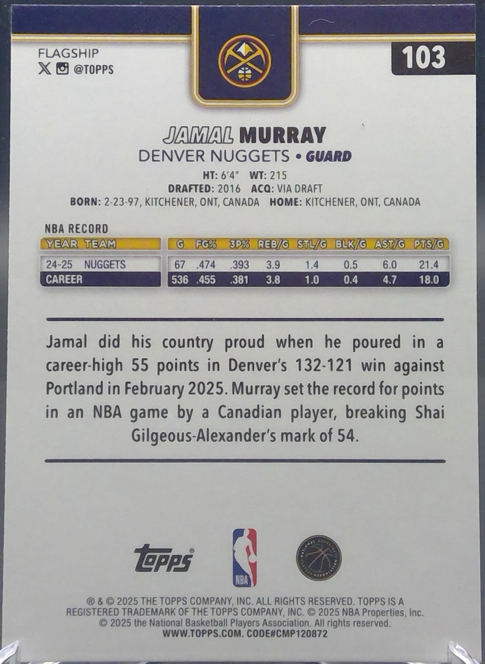 Jamal Murray #103