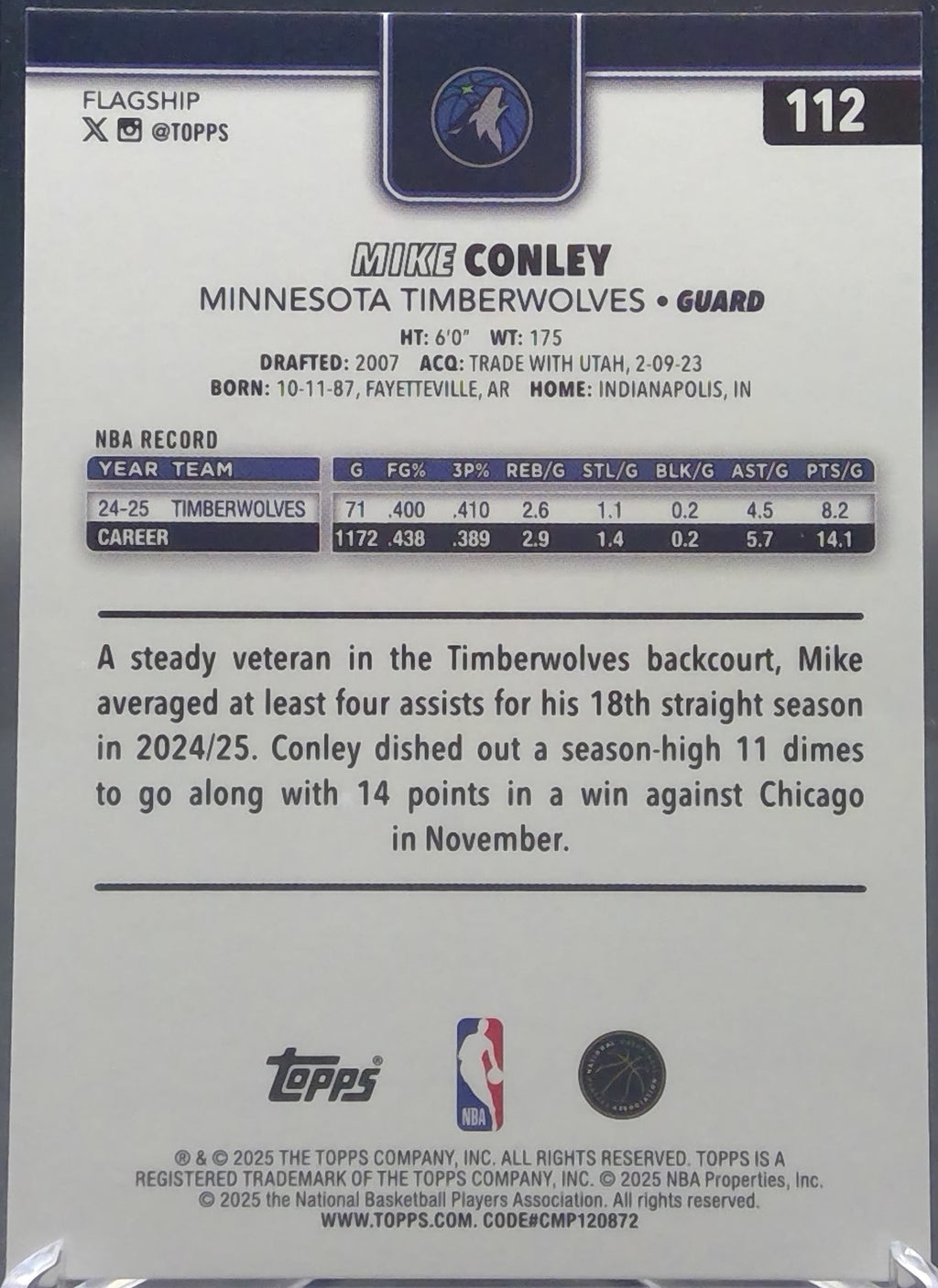 Mike Conley #112