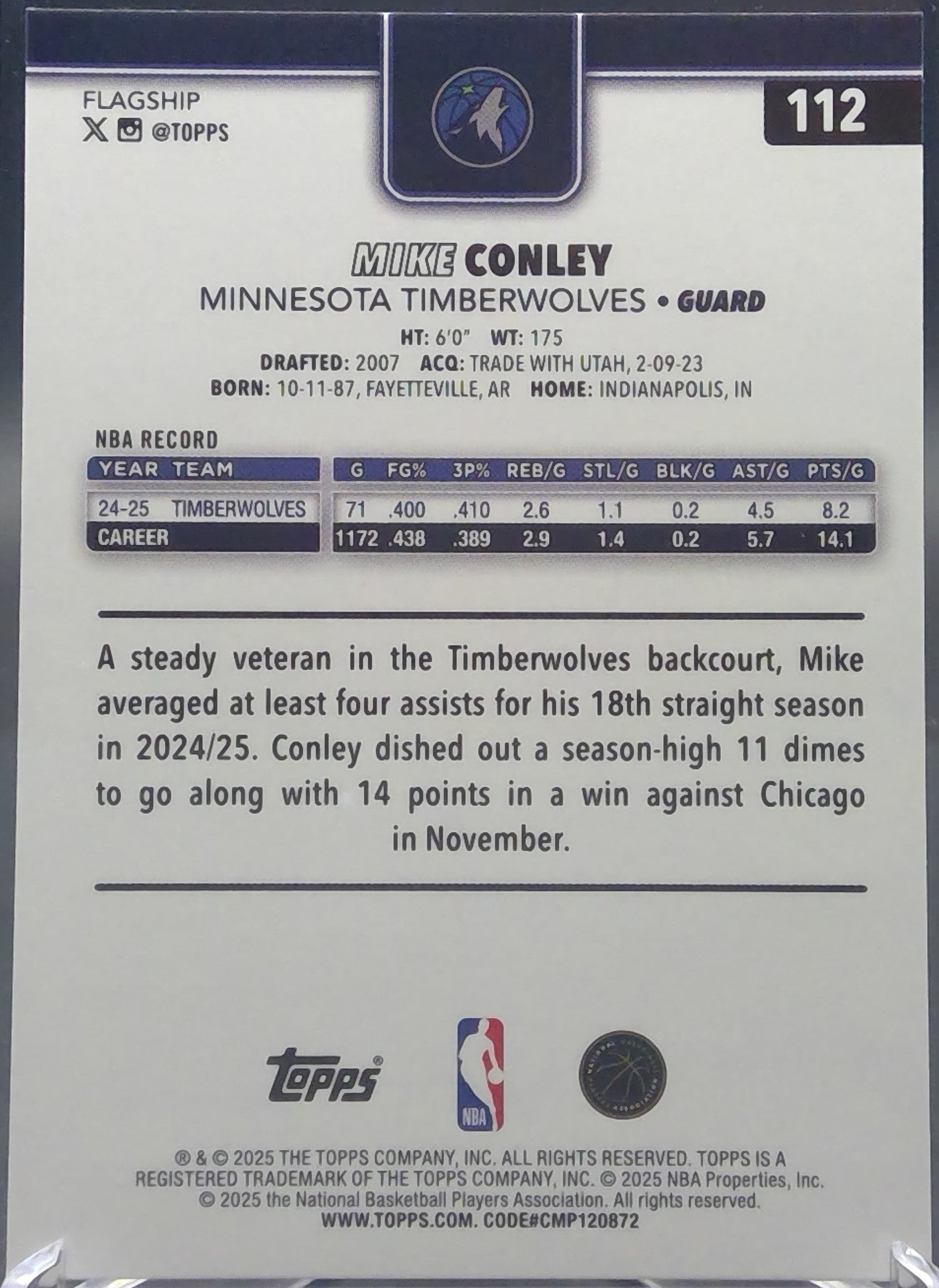 Mike Conley #112