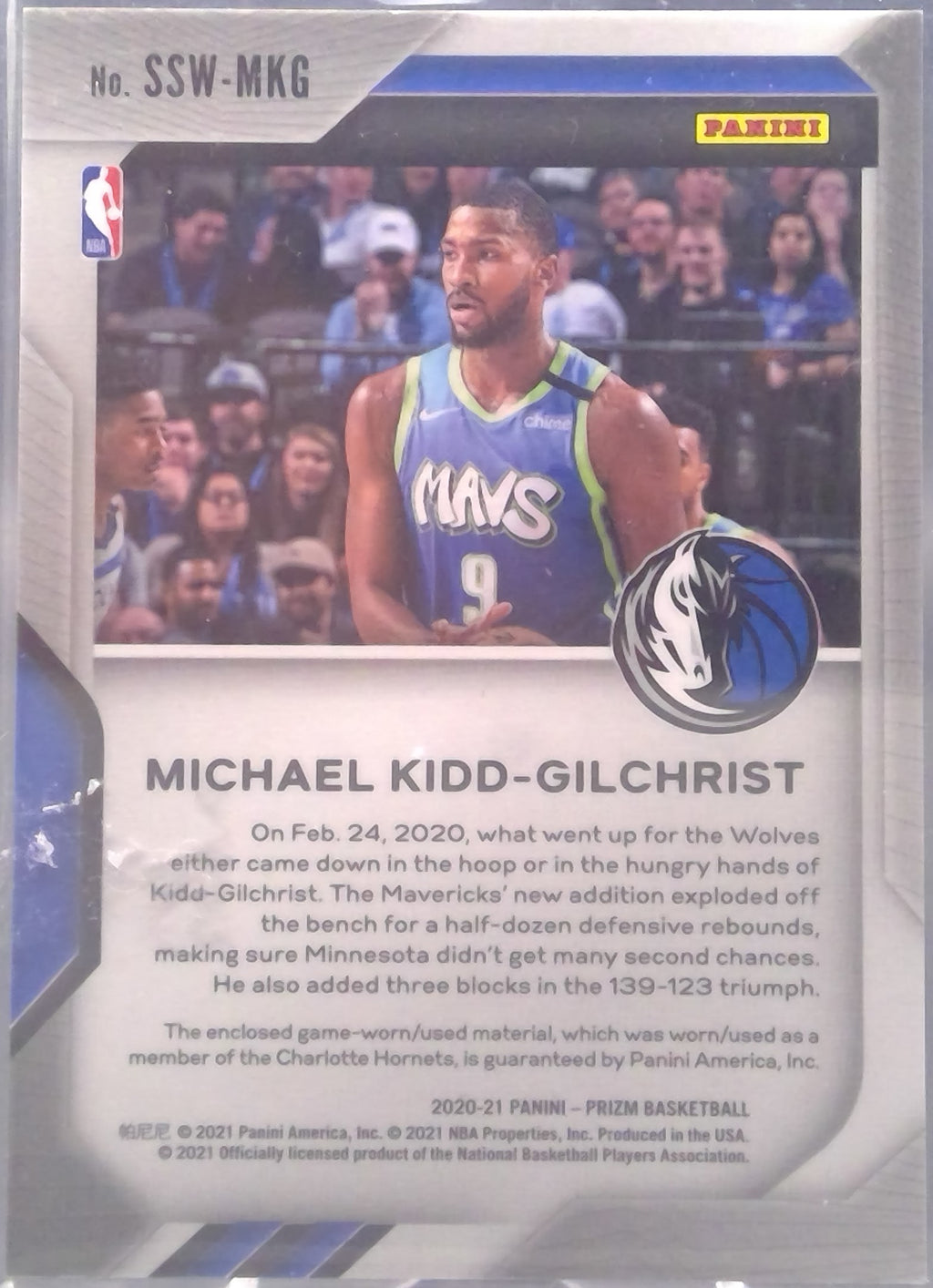Michael Kidd-Gilchrist #SSW-MKG