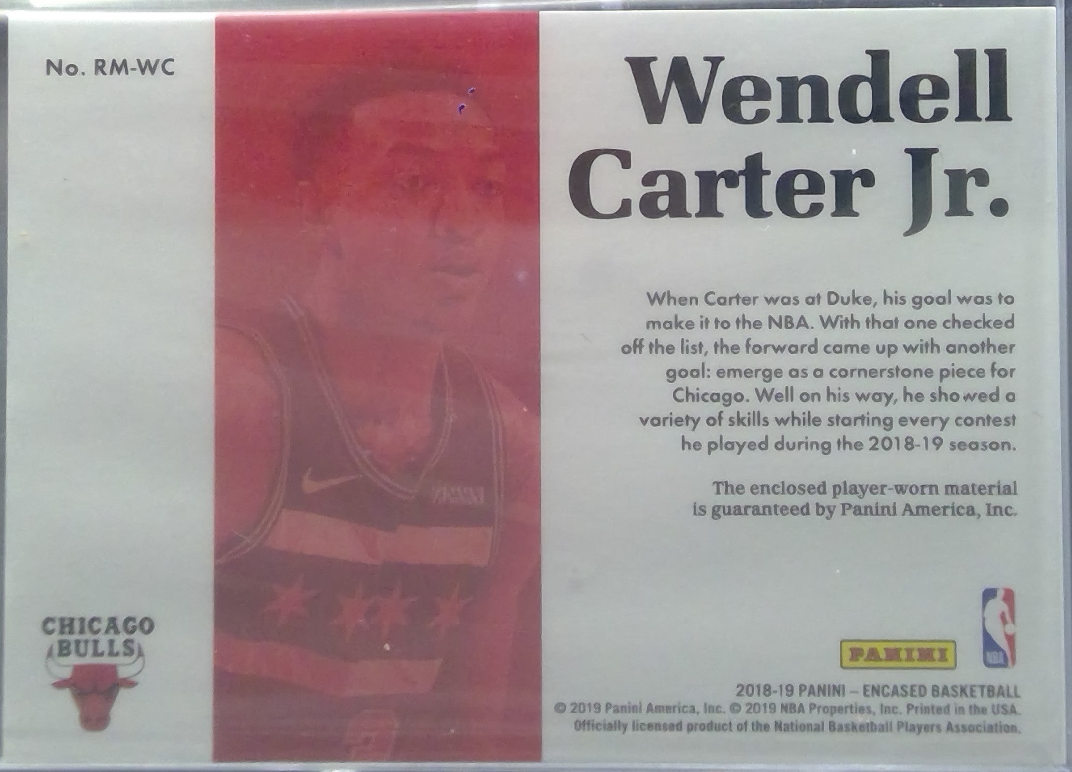 Wendell Carter Jr. #RM-WC