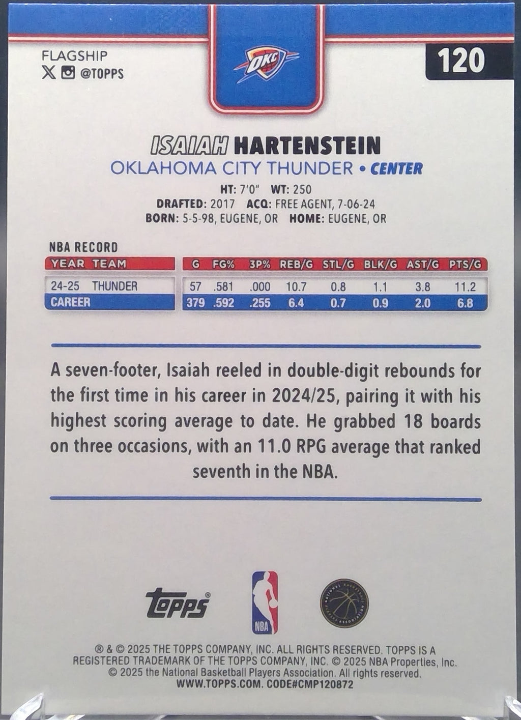 Isaiah Hartenstein #120